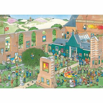 Jumbo Spiele Puzzle Jan van Haasteren - Kunstmarkt 1000 Teile, 1000 Puzzleteile