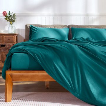 Bettwäsche in Gr. 135x200, 220x240 cm, 100% Polyester Bettwäsche-Sets, SUBRTEX, mit Reißverschluss, Muttertagsgeschenk