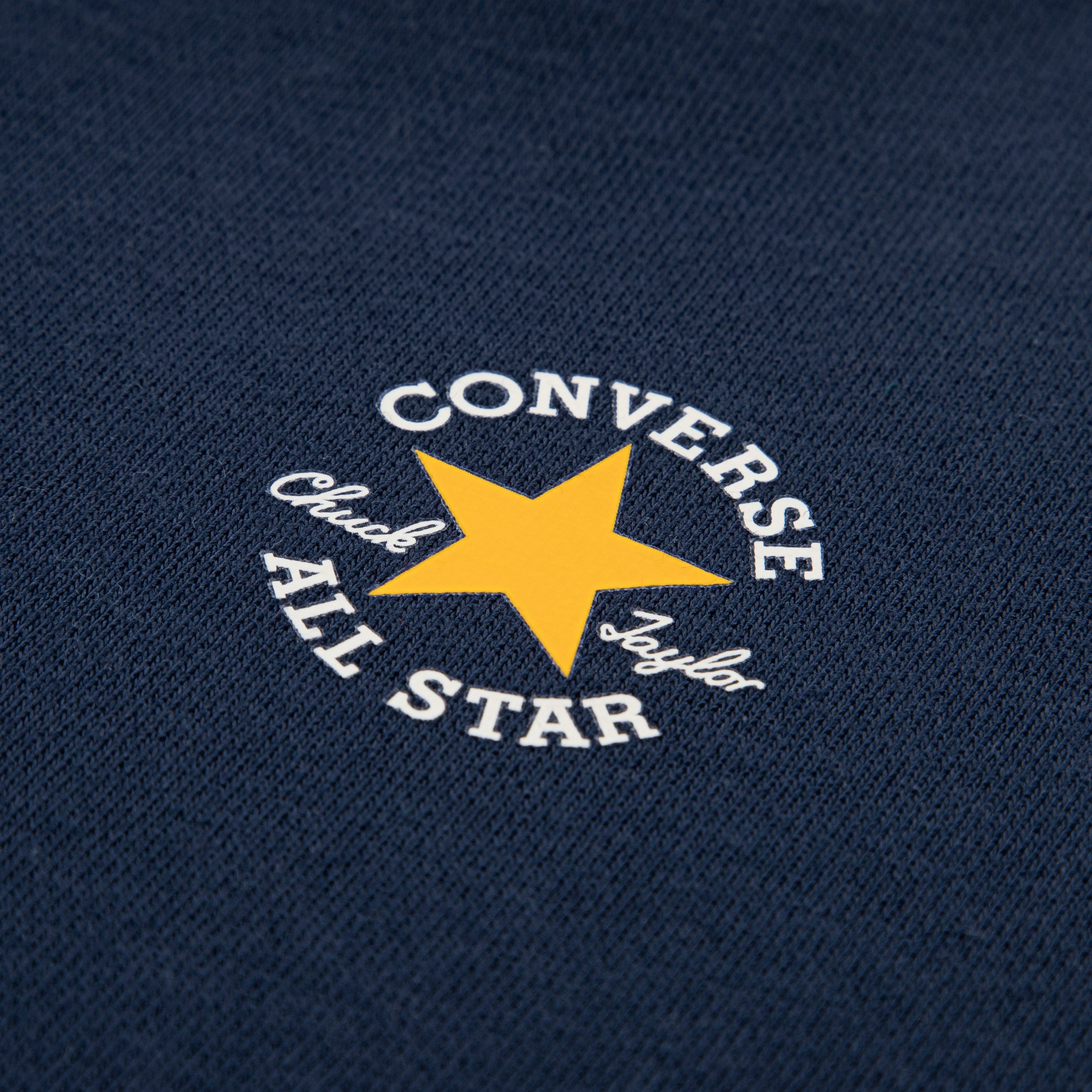 Converse Kapuzensweatshirt PIPING & COLOR BLOCK PO Kapuzensweatshirt, aus Baumwolle und Polyester