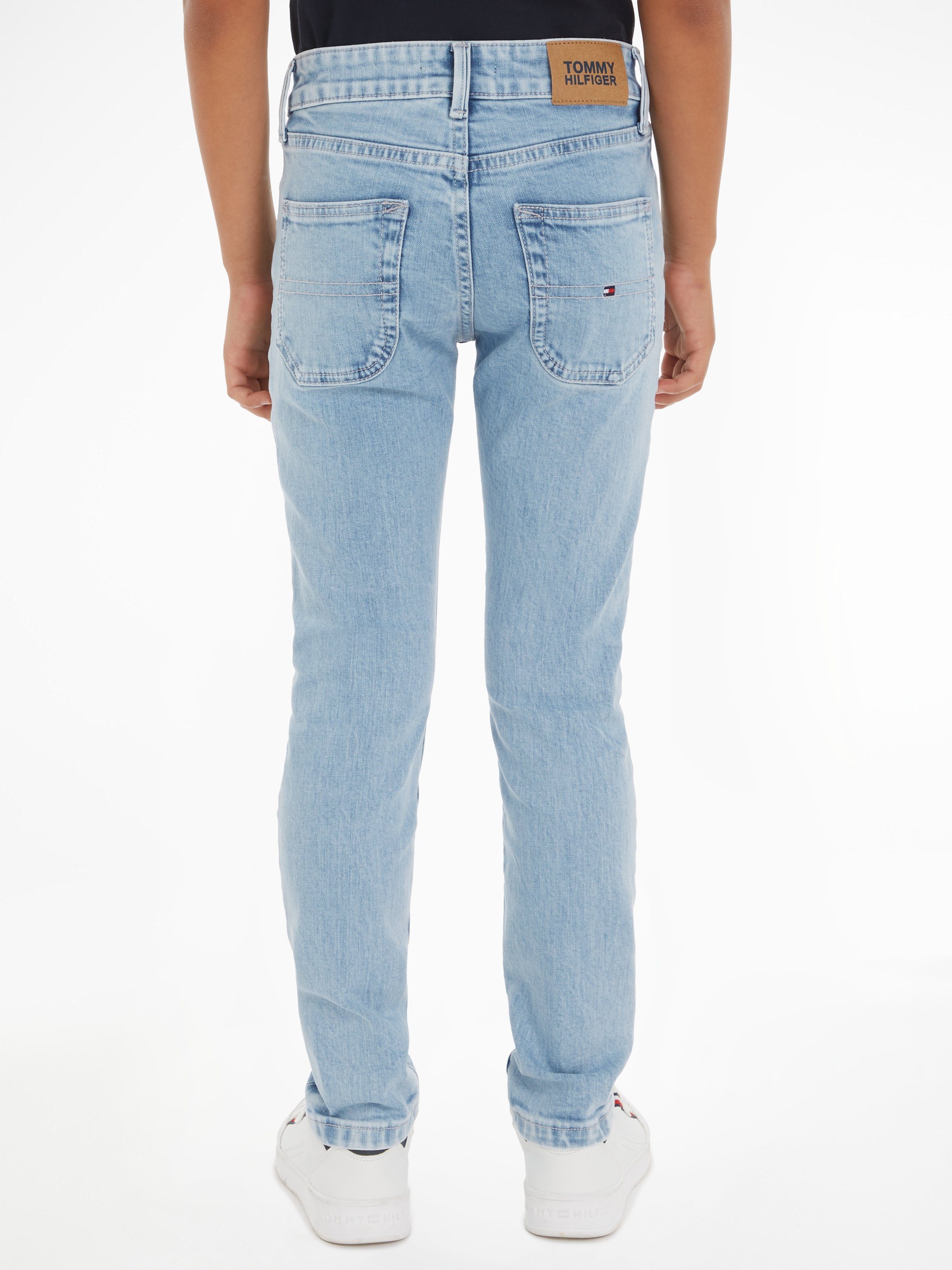 Tommy Hilfiger Straight-Jeans MODERN STRAIGHT SALT & PEPPER LT Kinder bis  16 Jahre | Straight-Fit Jeans