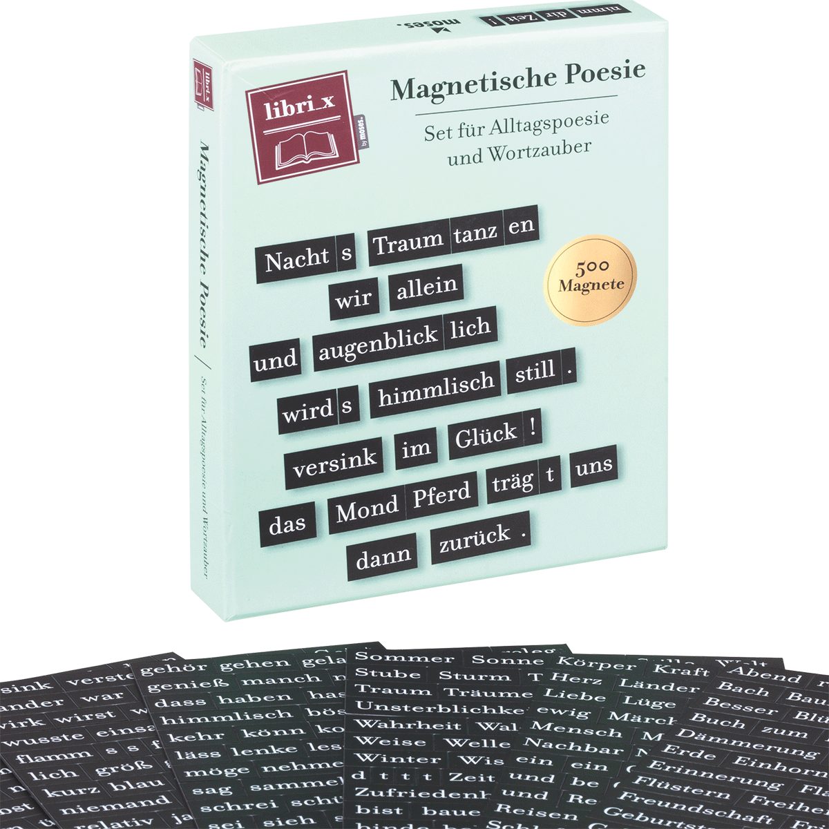 moses Dekomagnet moses. libri_x Magnetische Poesie, Set für Alltagspoesie u günstig online kaufen