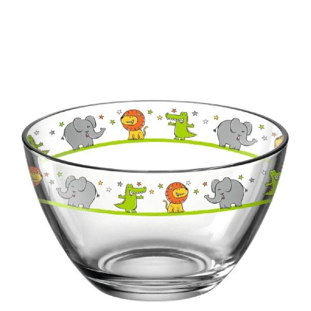 LEONARDO Детская посуда-Set Leonardo Glasschale Bambini Löwe Krokodil Elefant