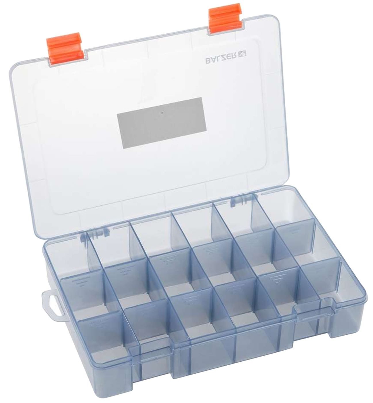 Angelkoffer Balzer Shirasu Zubehörbox L 27*18*5cm - 18 Fächer Angelbox