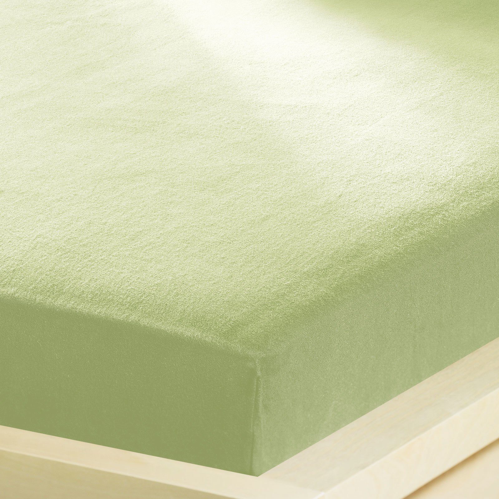 BETTWARENSHOP Spannbettlaken Feinbiber wasserdicht, Biber, Gummizug: Rundum günstig online kaufen