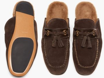 Tom Ford Tom Ford Stephan Shearling Tassel Loafers Slippers Lamm- Shoes Sch Sneaker
