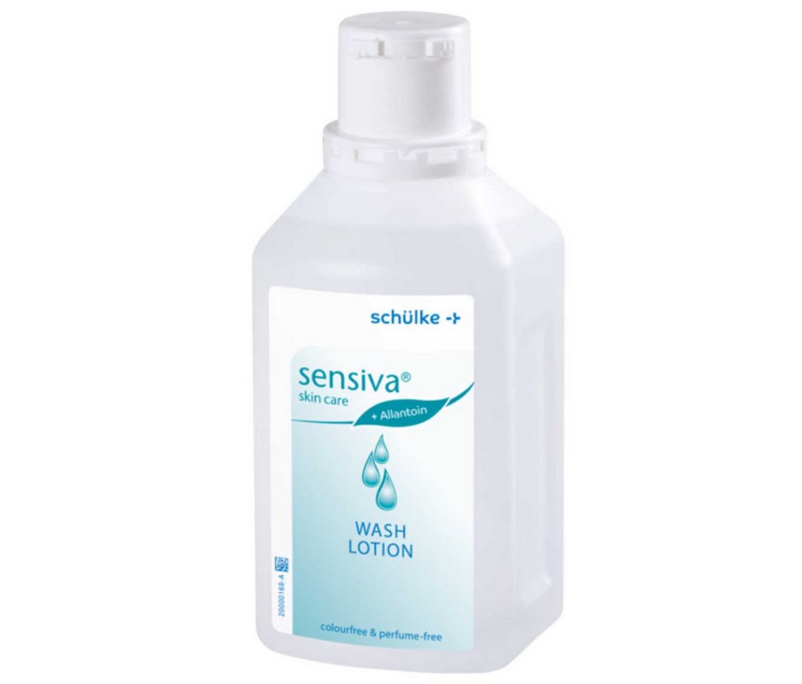 schülke Körperlotion Schülke sensiva wash lotion Waschlotion 1 L Einzelartikel, 1-tlg., pH-hautneutral, farbstoff- und parfümfrei, seifenfreie Waschlotion