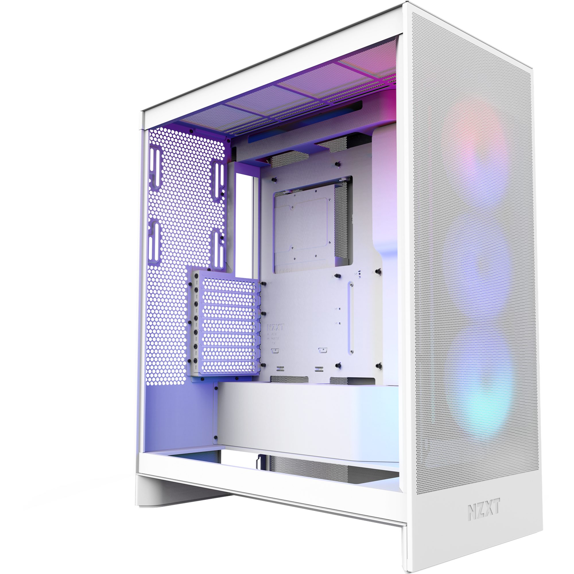 NZXT PC-Gehäuse NZXT H7 Flow RGB (2024), Tower-Gehäuse, (Tempered Glass)