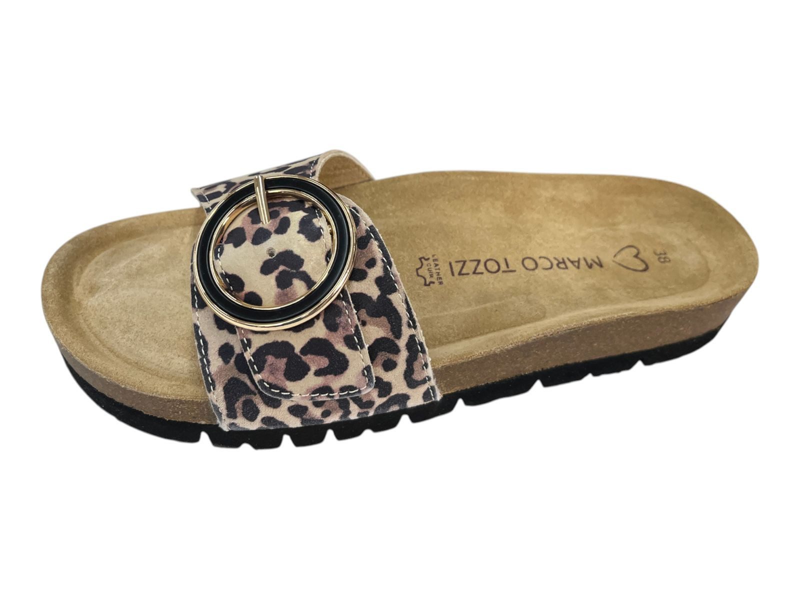 MARCO TOZZI MARCO TOZZI Damen Pantolette 2-27409-46-971 LEO BEIGE Clog – Bild 3 von 5