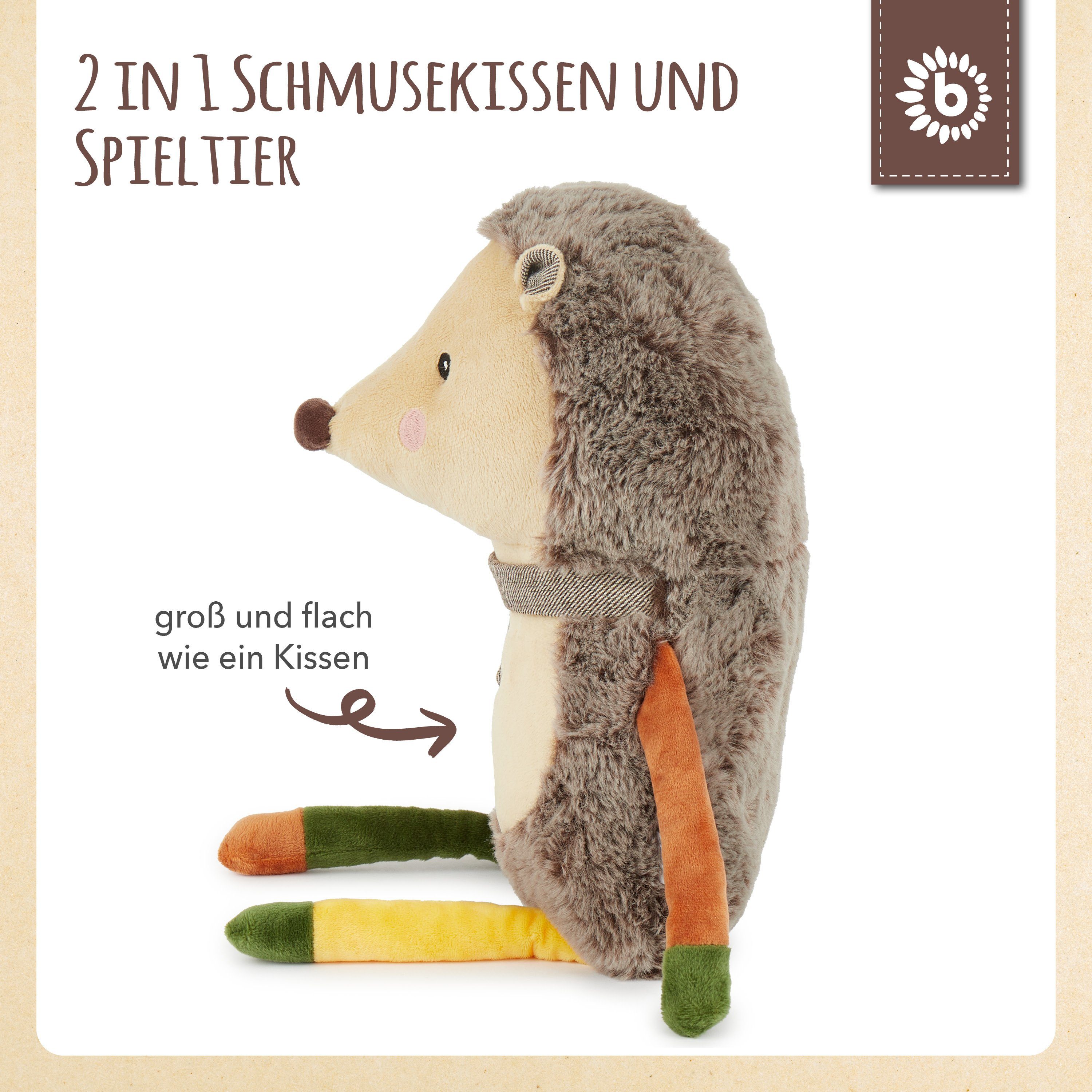 BIECO Plüschfigur Bieco Plüsch Kuscheltier Igel Baby ca. 30 cm