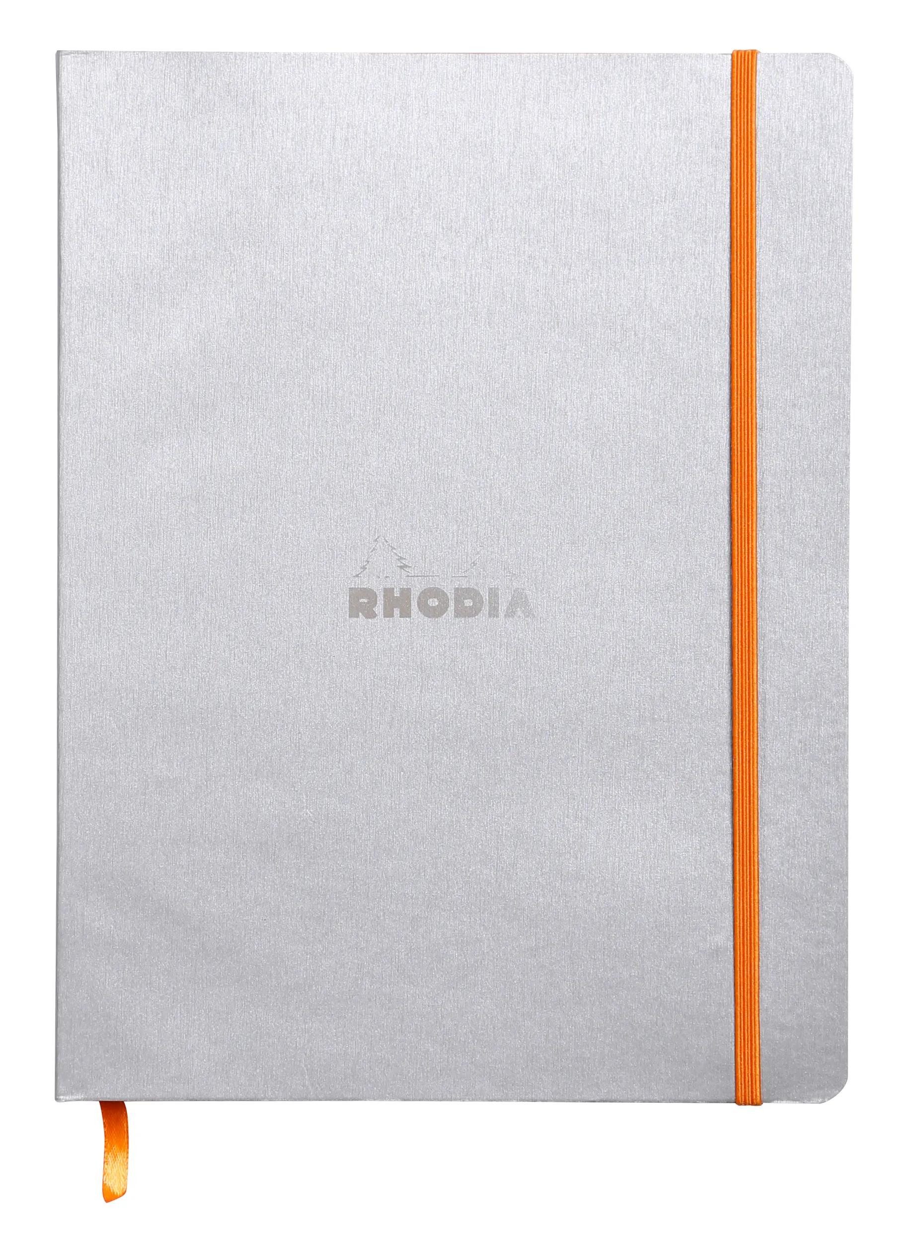 Rhodia Einsteck-Fotoalbum flexibles Notizbuch 19x25cm, 80 Bl liniert, Papier 90g, Silber 117501C, Rhodia, Blöcke, Hefte und Notizbücher