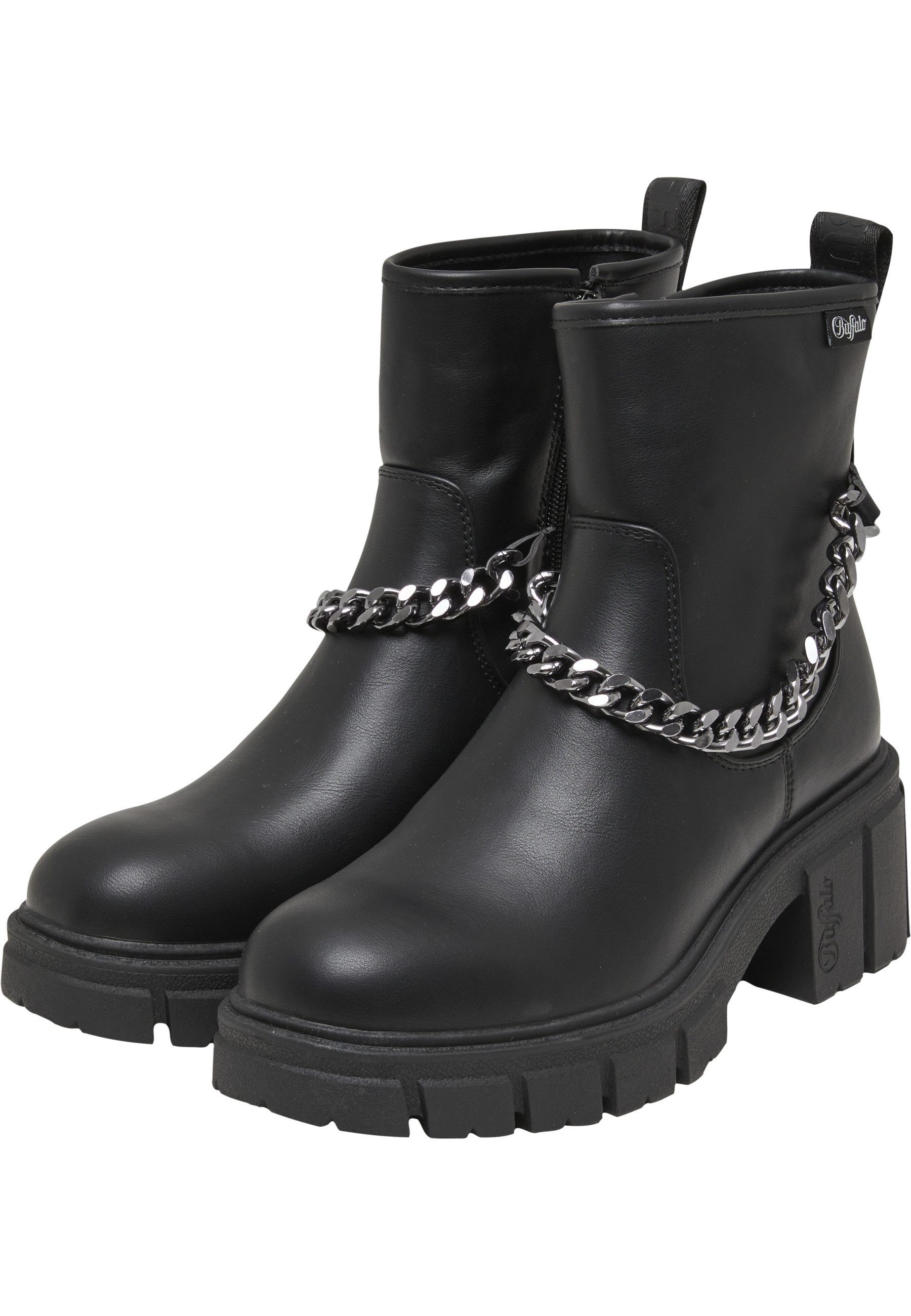 Buffalo Buffalo ZORA SOCK BOOTIE CHAIN - VEGAN NAPPA Stiefel
