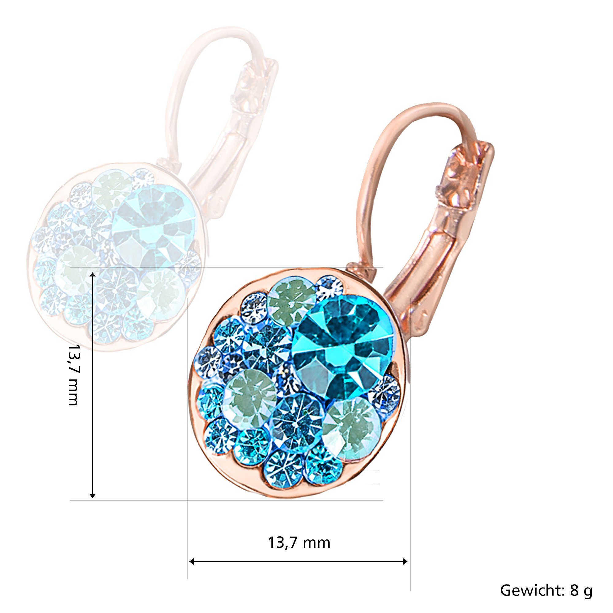 XFSRG Modeschmuck Set Rosa Muschel Design - Halskette, Ohrringe & Armband