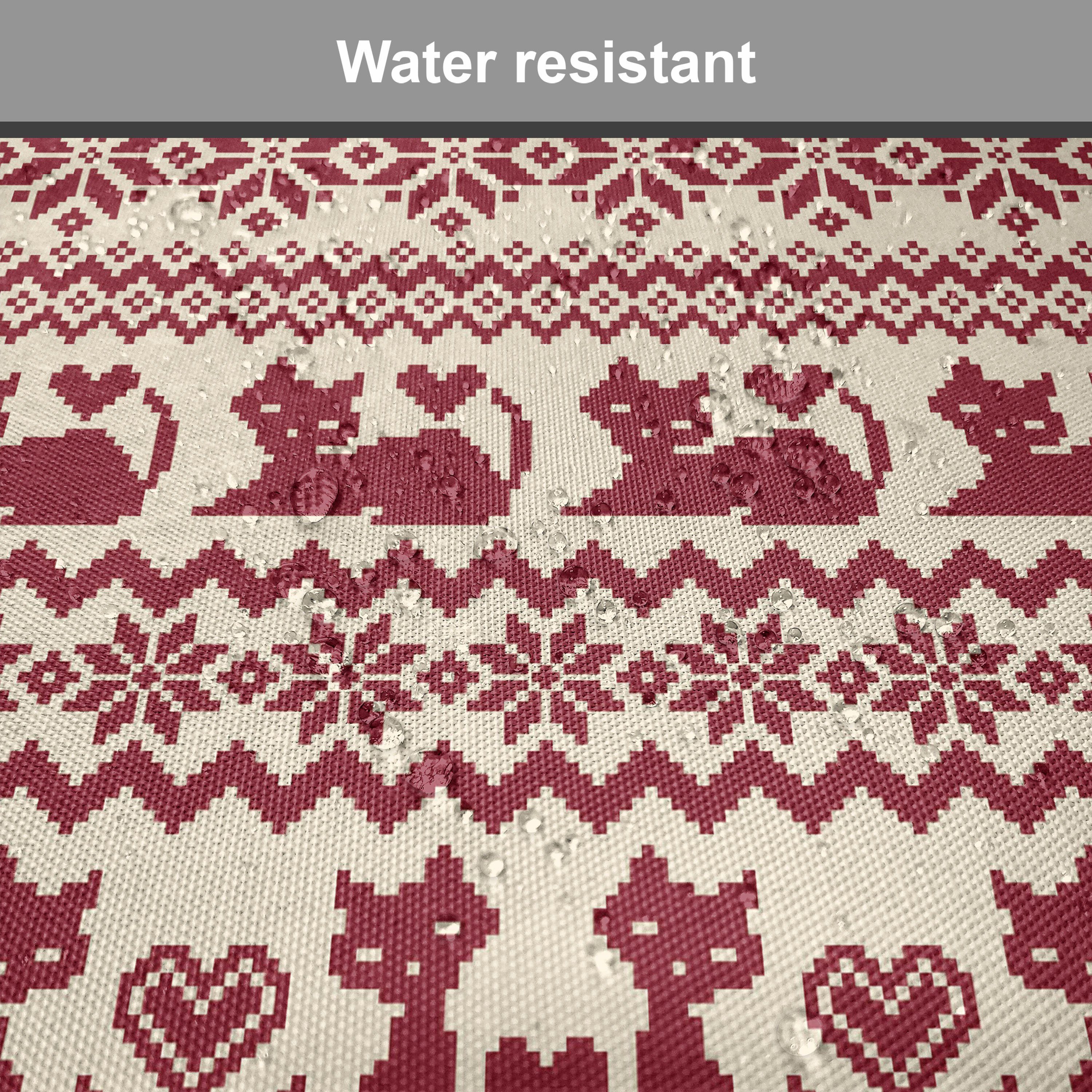 Katzen-Muster-Pixel-Kunst für Kissen nordisch mit Riemen Stuhlkissen wasserfestes Dekoratives Küchensitze, Abakuhaus