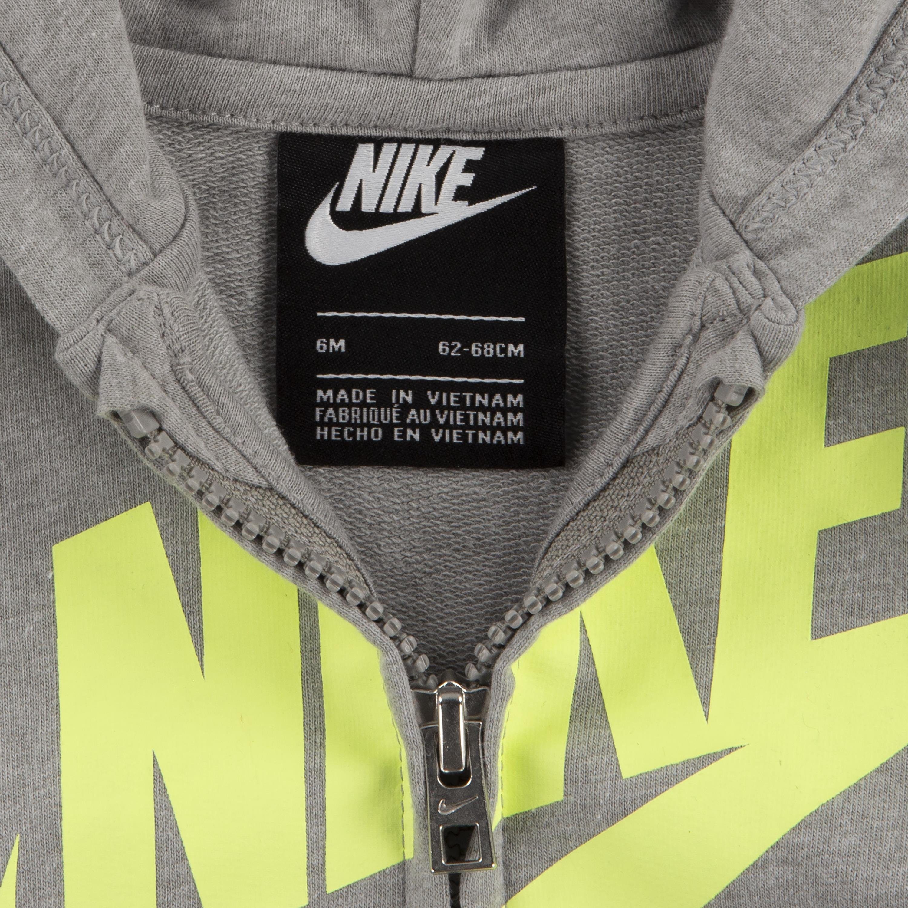 Nike Sportswear Erstausstattungspaket JDI 3PC SET FZ PANT grau-schwarz-weiß (Set, TOSS 3-tlg)