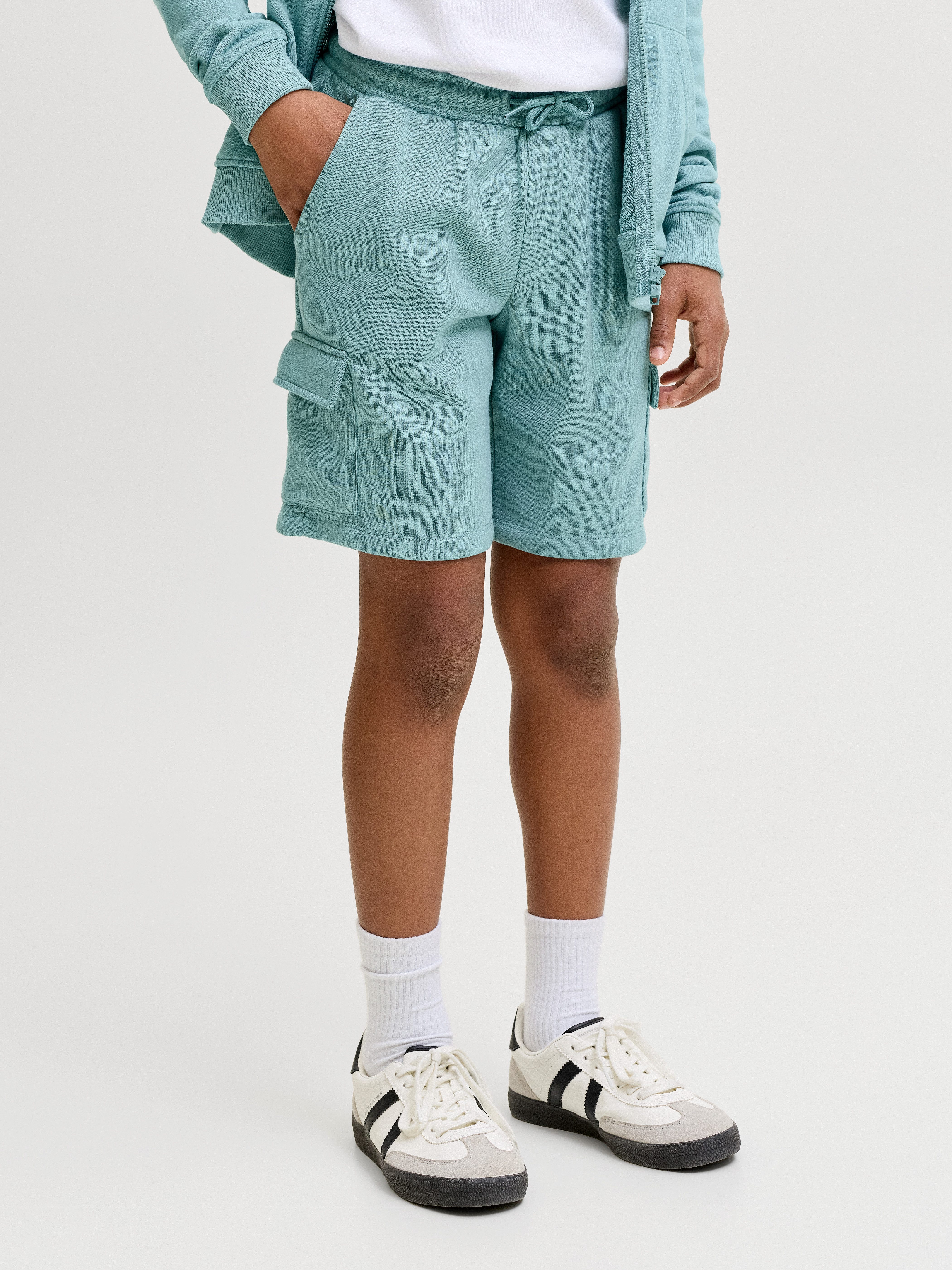 Jack & Jones Junior Cargoshorts JPSTBRADLEY SWEAT CARGO SHORTS SN JNR