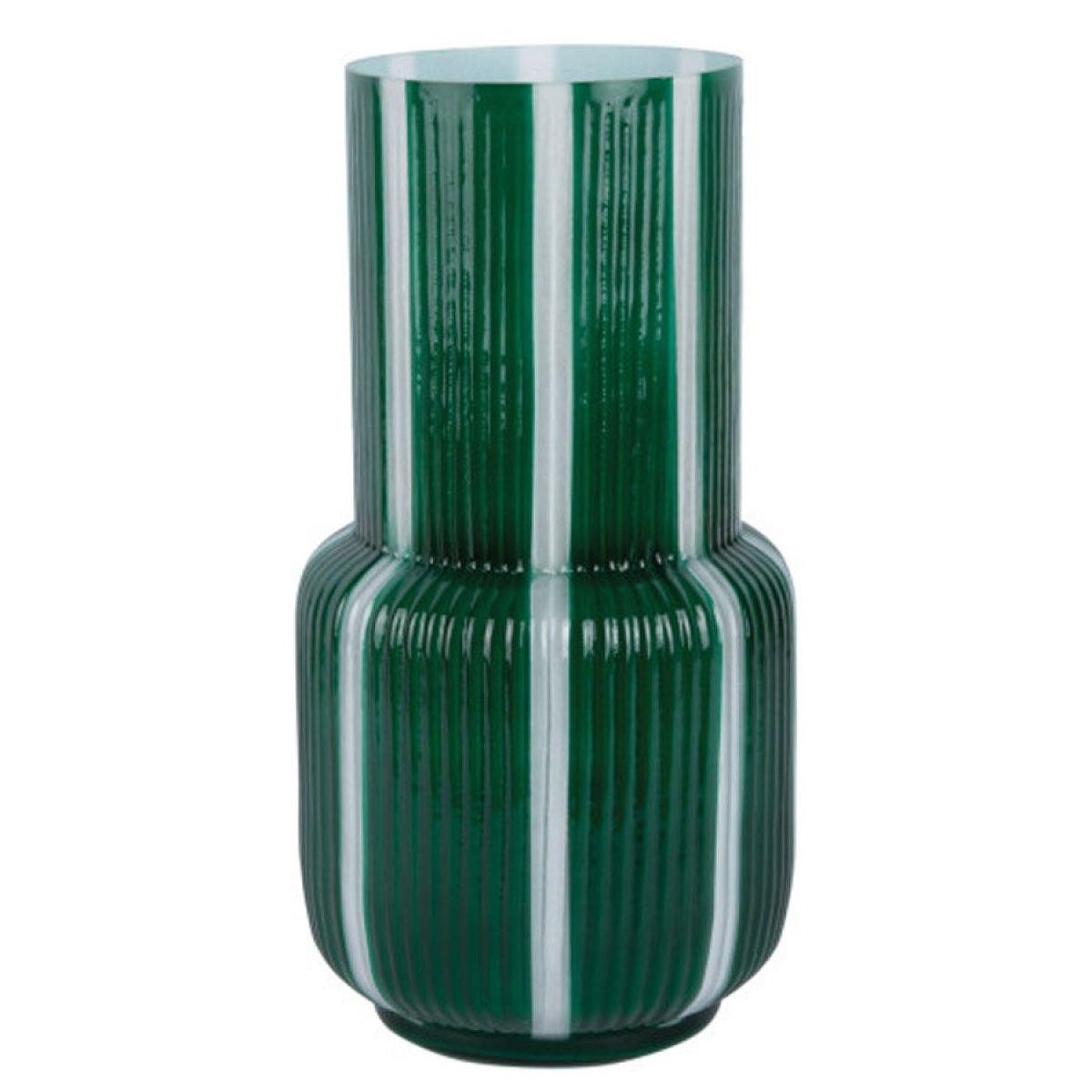 Present Time Dekovase Vase Rayado Retro Grün (32cm)