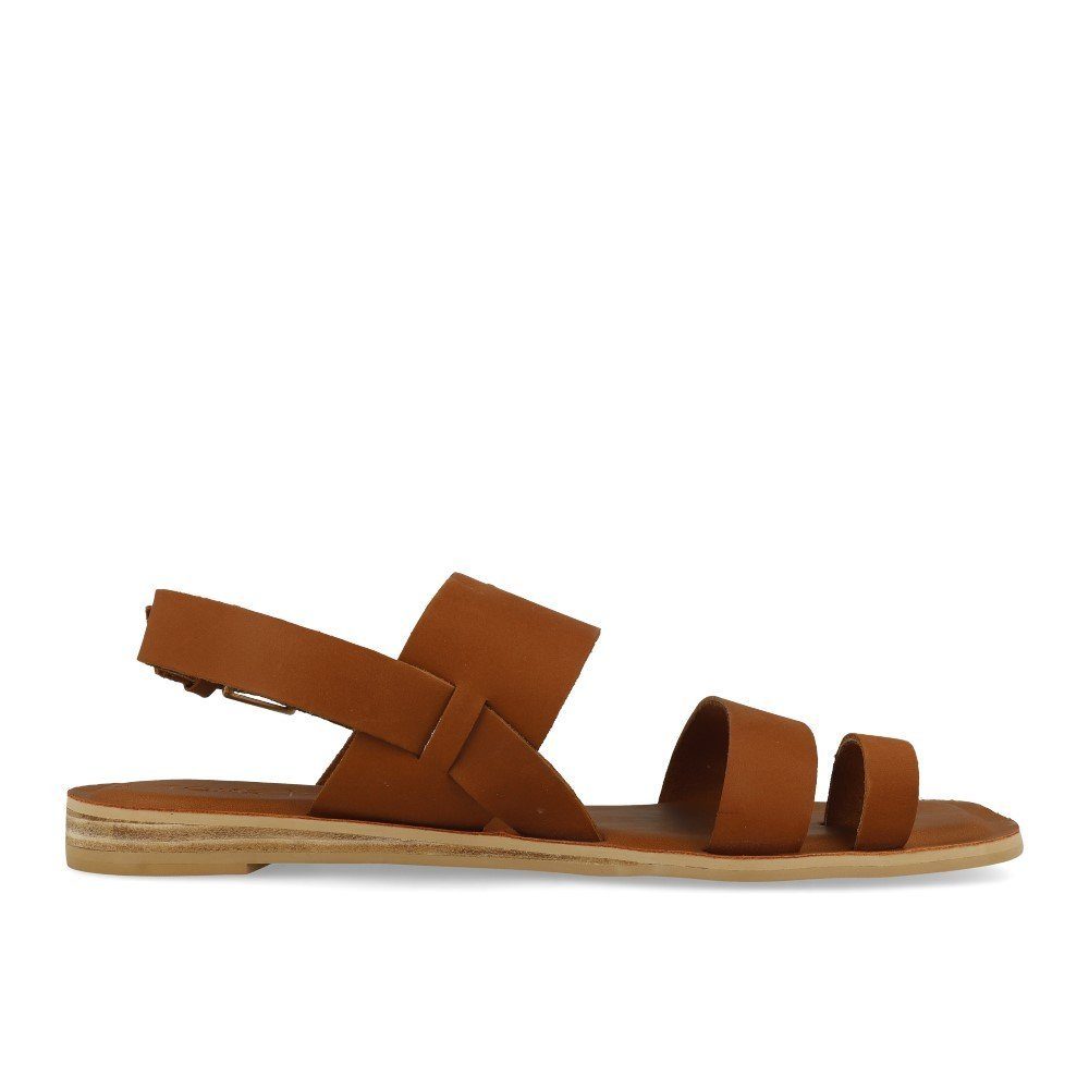 TOMS TOMS Freya Tan Veg Tan Leather Sandale