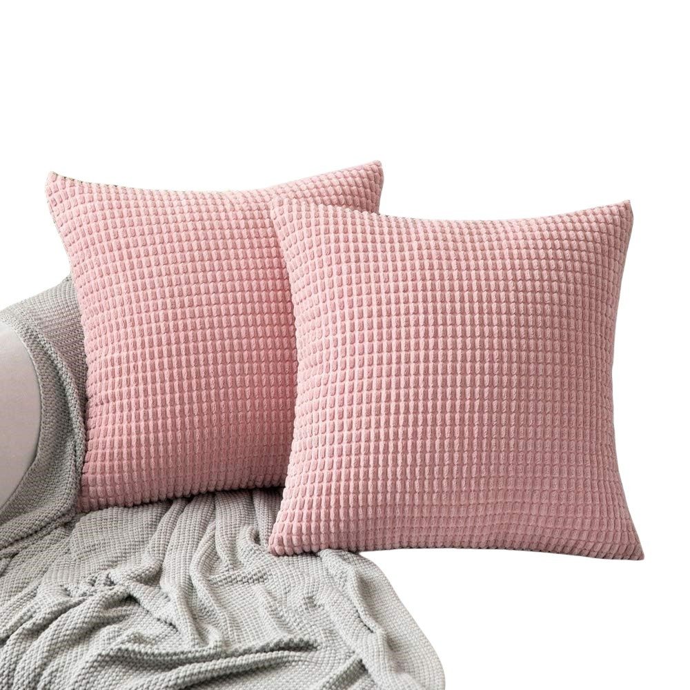 Kaket Kissenhülle 2 Stück, Quadratisch, für Wohnzimmer Schlafzimmer Bett So günstig online kaufen
