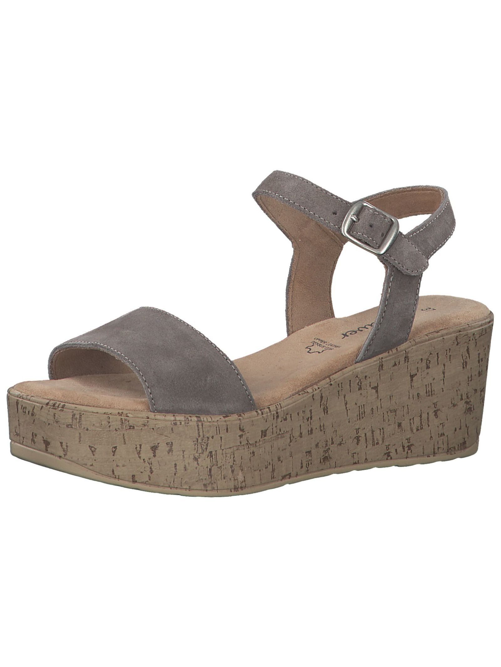 s.Oliver Sandalen Leder . Keilsandalette