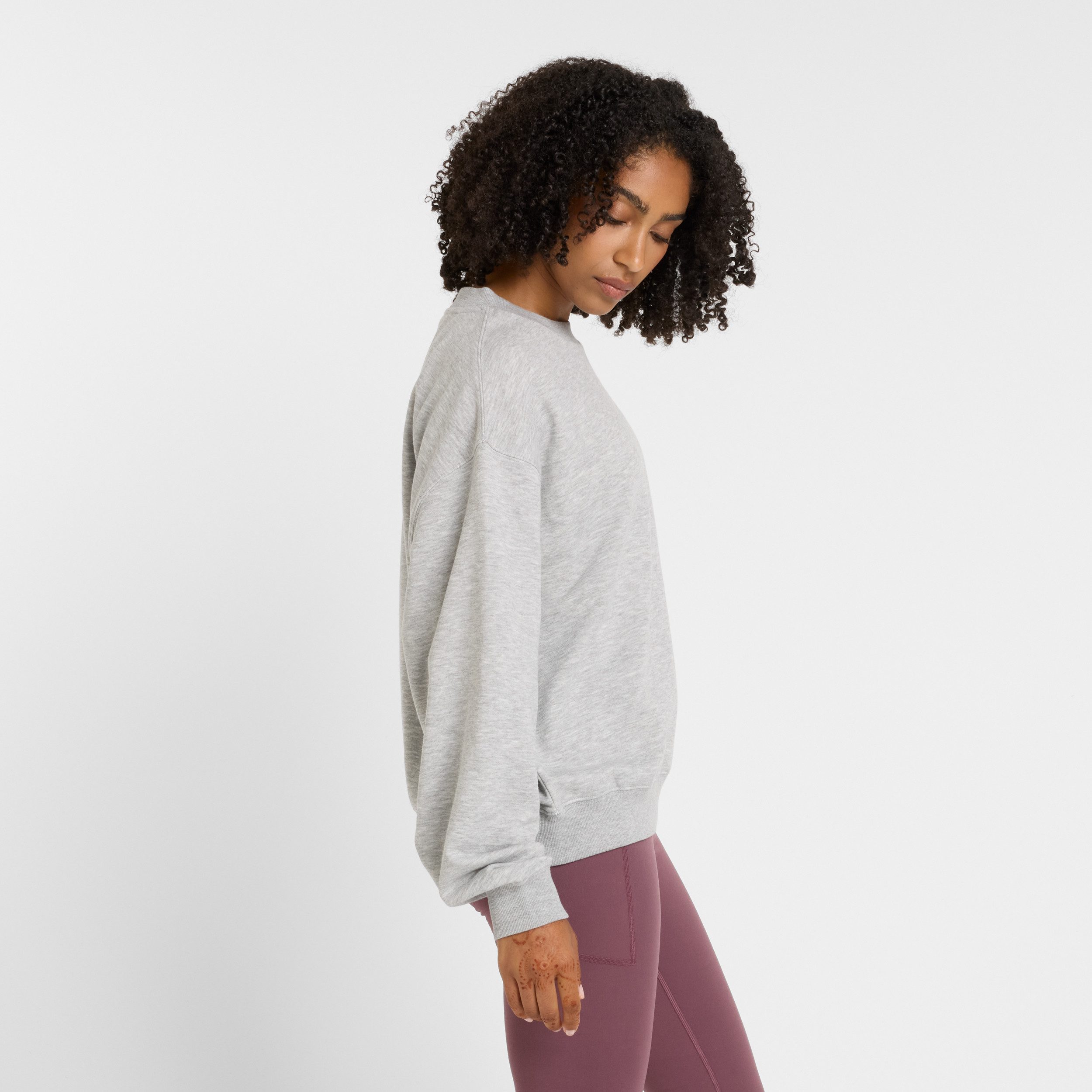 New Balance Sweatshirt Flower Shoe Crew aus Baumwolle und Polyester, erhältlich in den Größen XS bis XXL