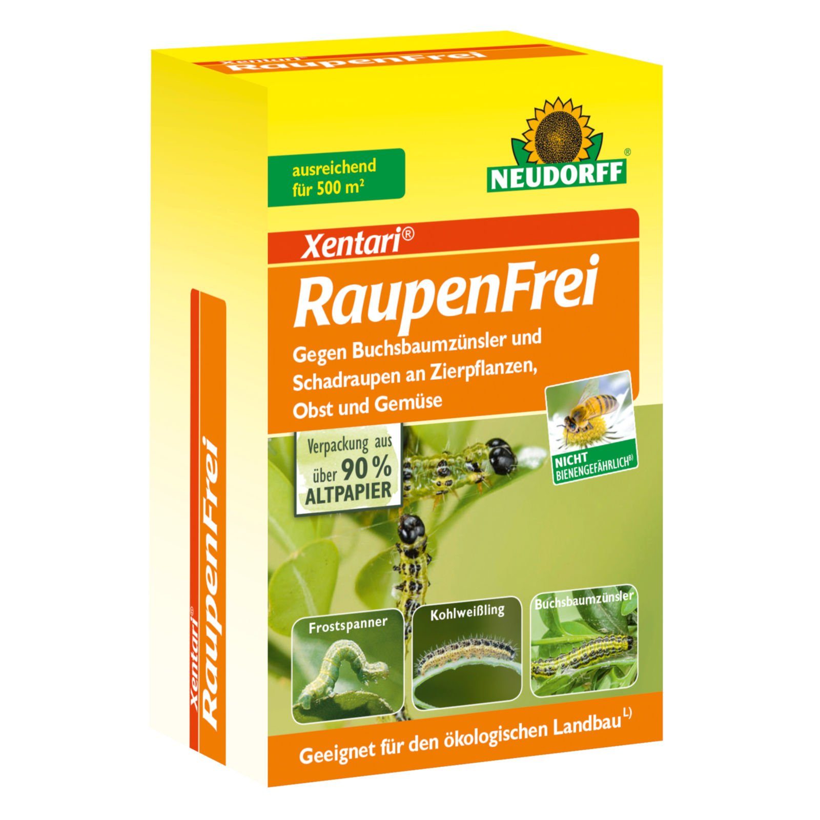 Raupenfrei XenTari g - 4x Insektenvernichtungsmittel 25 Neudorff