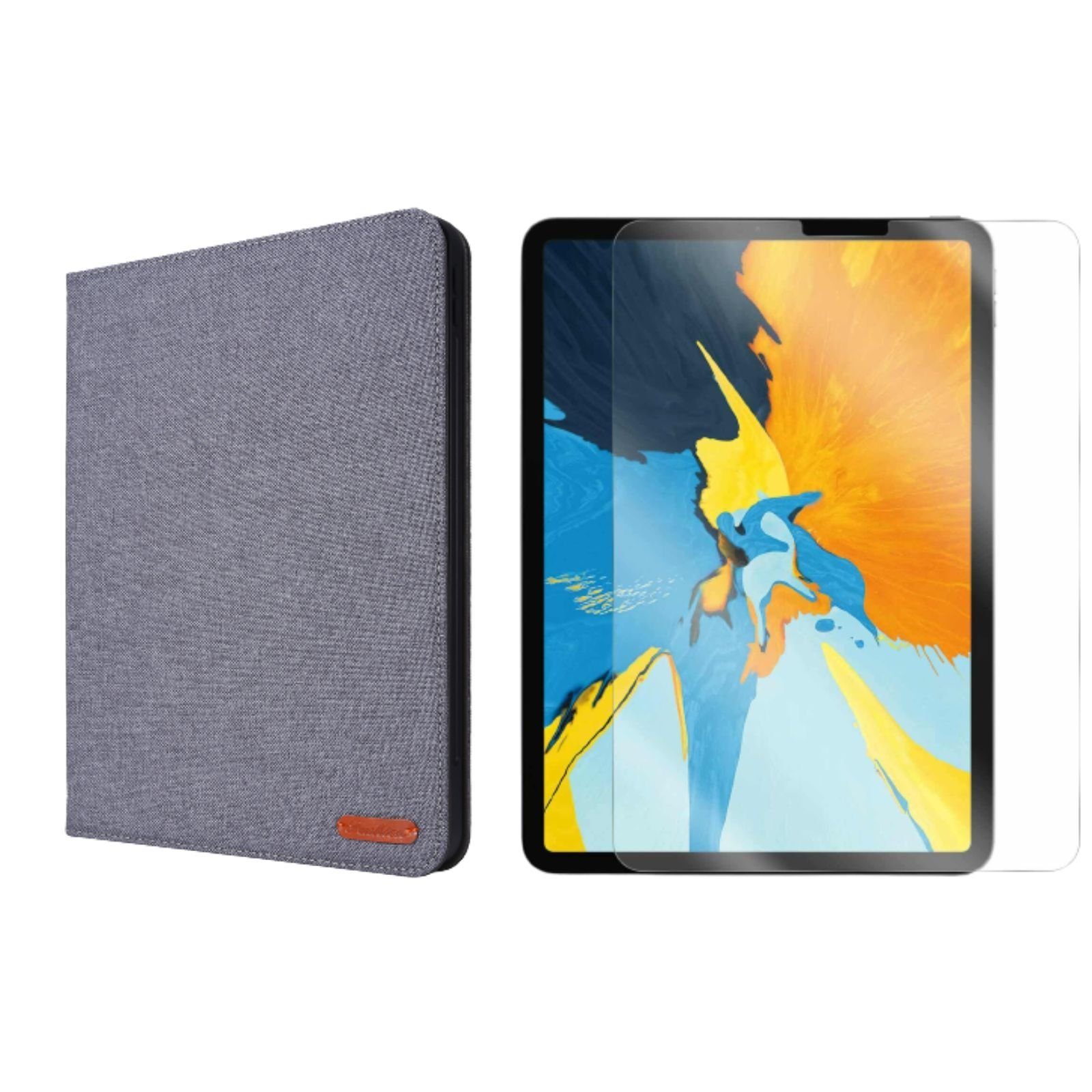 Lobwerk Tablet-Hülle 2in1 Set (Hülle + Glas) für Apple iPad Pro 11  2020/2021 11 Zoll