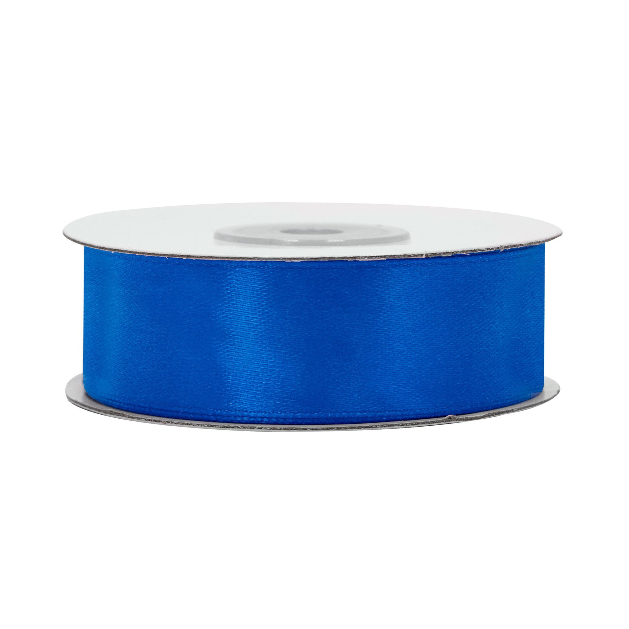 Creativery Satinband, Satinband 25mm x 25m Rolle Blau