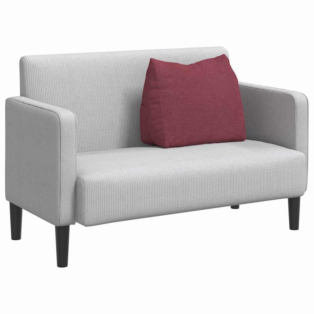 vidaXL Rückenkissen Rückenkissen Weinrot 60 x 20 x 50 cm Stoff, 1-tlg.