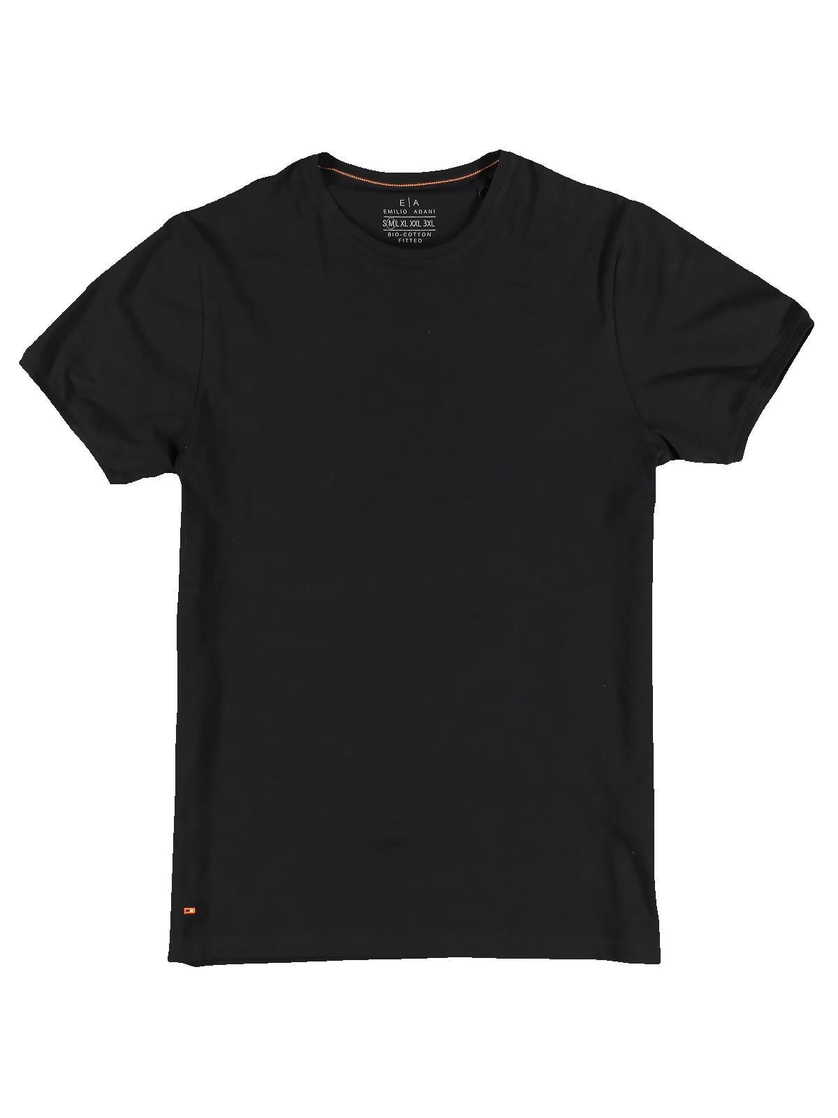 emilio adani T-Shirt Herren T-Shirt "My Favorite", Schwarz