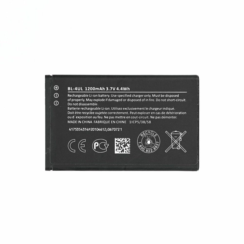 BL-4UL Akku für Nokia Asha 215 4G, Lumia 225, 3310 3G, 6310 2021 wie O Handy-Akku (1 St)