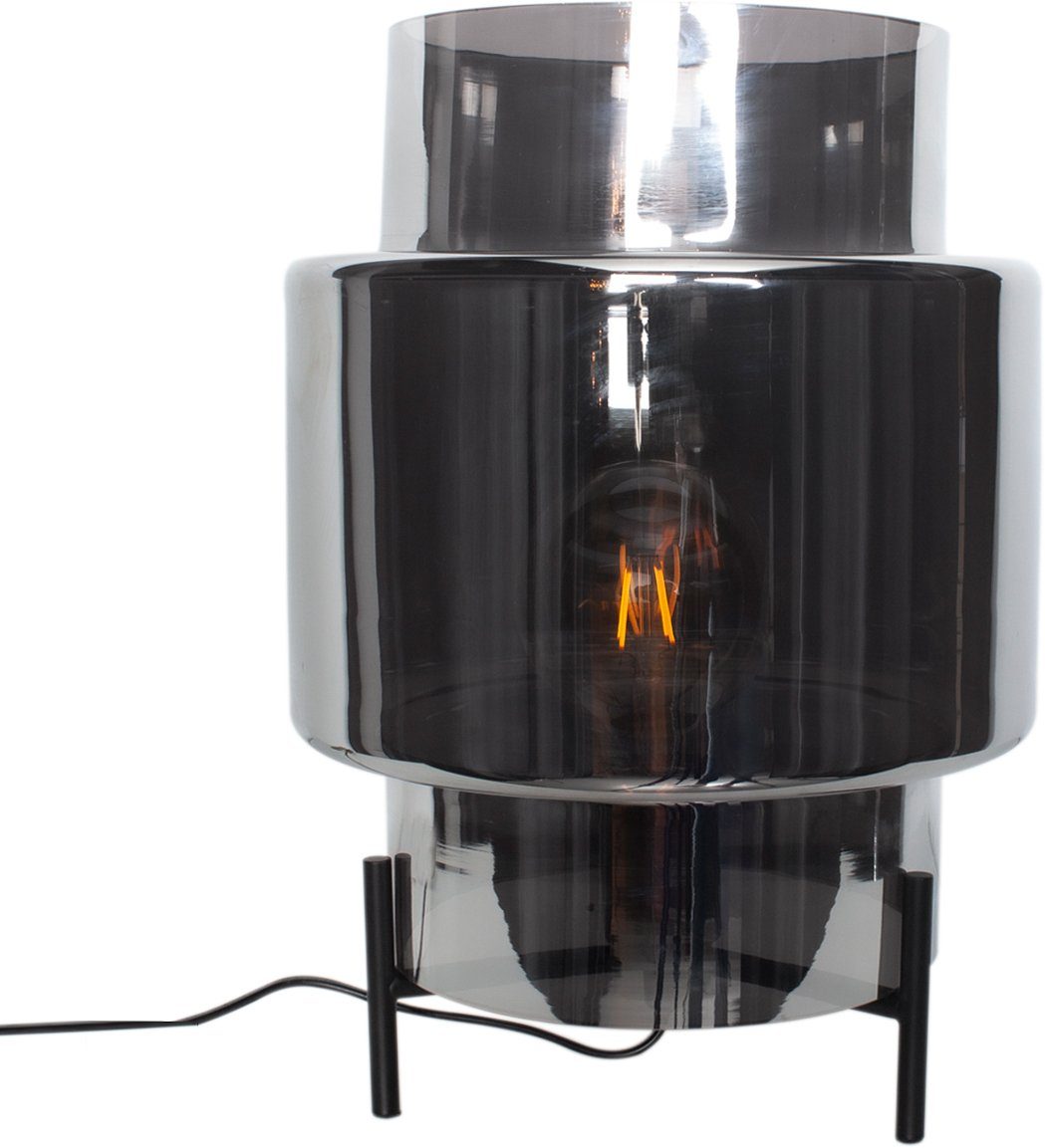 By Rydens Tischleuchte Ebbot, ohne Leuchtmittel, Tischleuchte mit Glasschirm, 37 cm hoch | Tischlampen