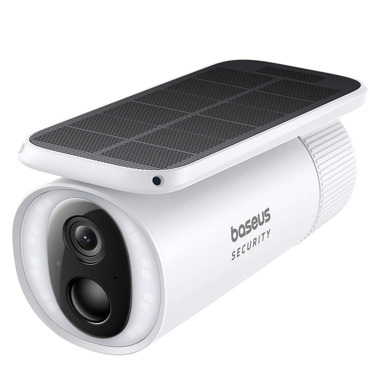 Baseus Überwachungskamera Security S1 Outdoor batteriebetriebene WLAN-Überwachungskamera (mit 2K-Auflösung, Solarpanel mit automatischem Nachführsystem, Farbnachtsicht, Wetterfest IP67, 2-Wege-Audio)