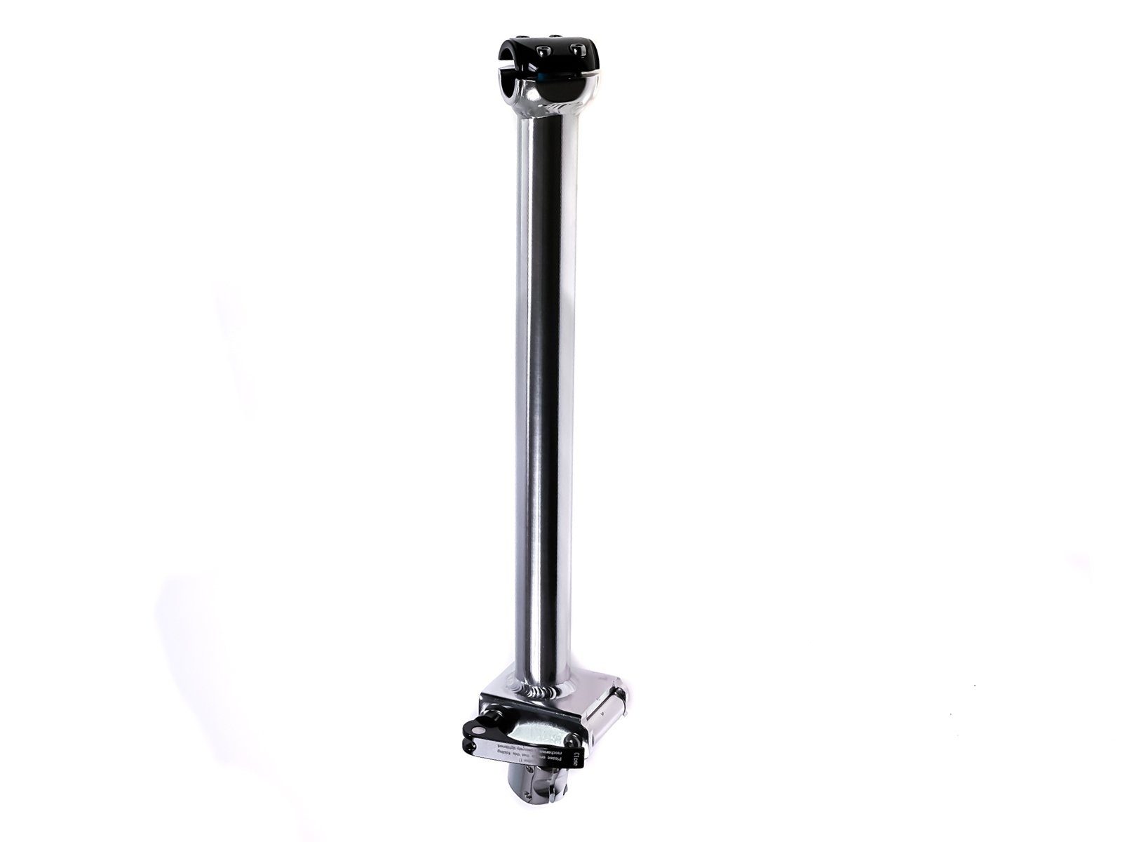 Non-Branded Lenkervorbau Vorbau Klapp Fahrrad 1 1/8 Zoll klappbar faltbar Klapprad 440mm Silber