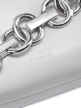 LOOKS by Wolfgang Joop Clutch CROSSOVER, mit Chunky-Logo-Metallkette