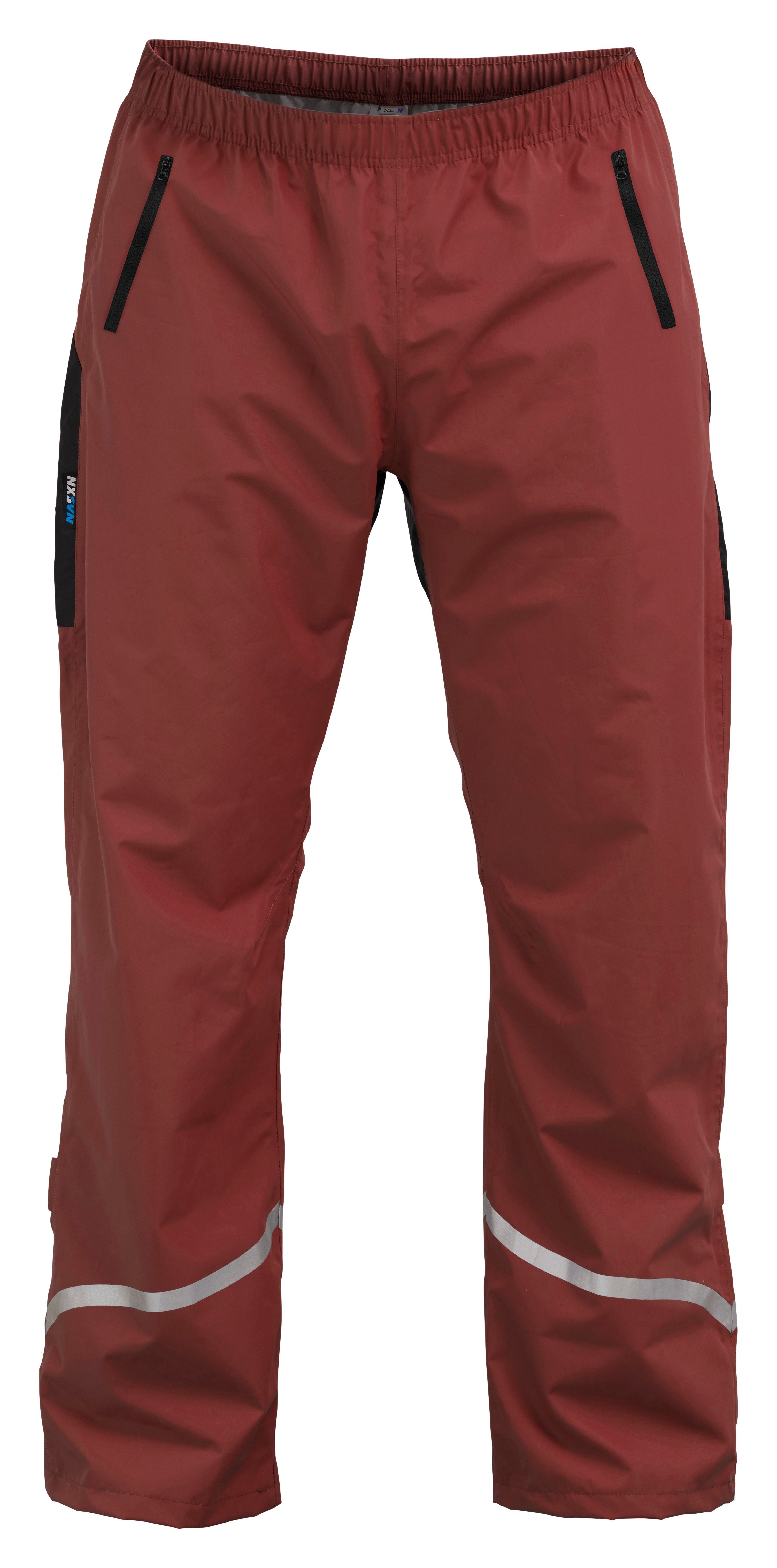 Rubberneck NXSVN Regenhose Fahrrad Regenhose Atmungsaktiv, Reflektierend,  Rot