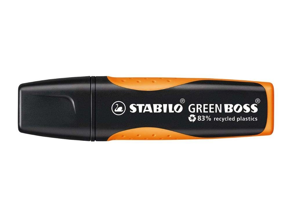 orange STABILO 'GREEN BOSS' Marker STABILO Textmarker