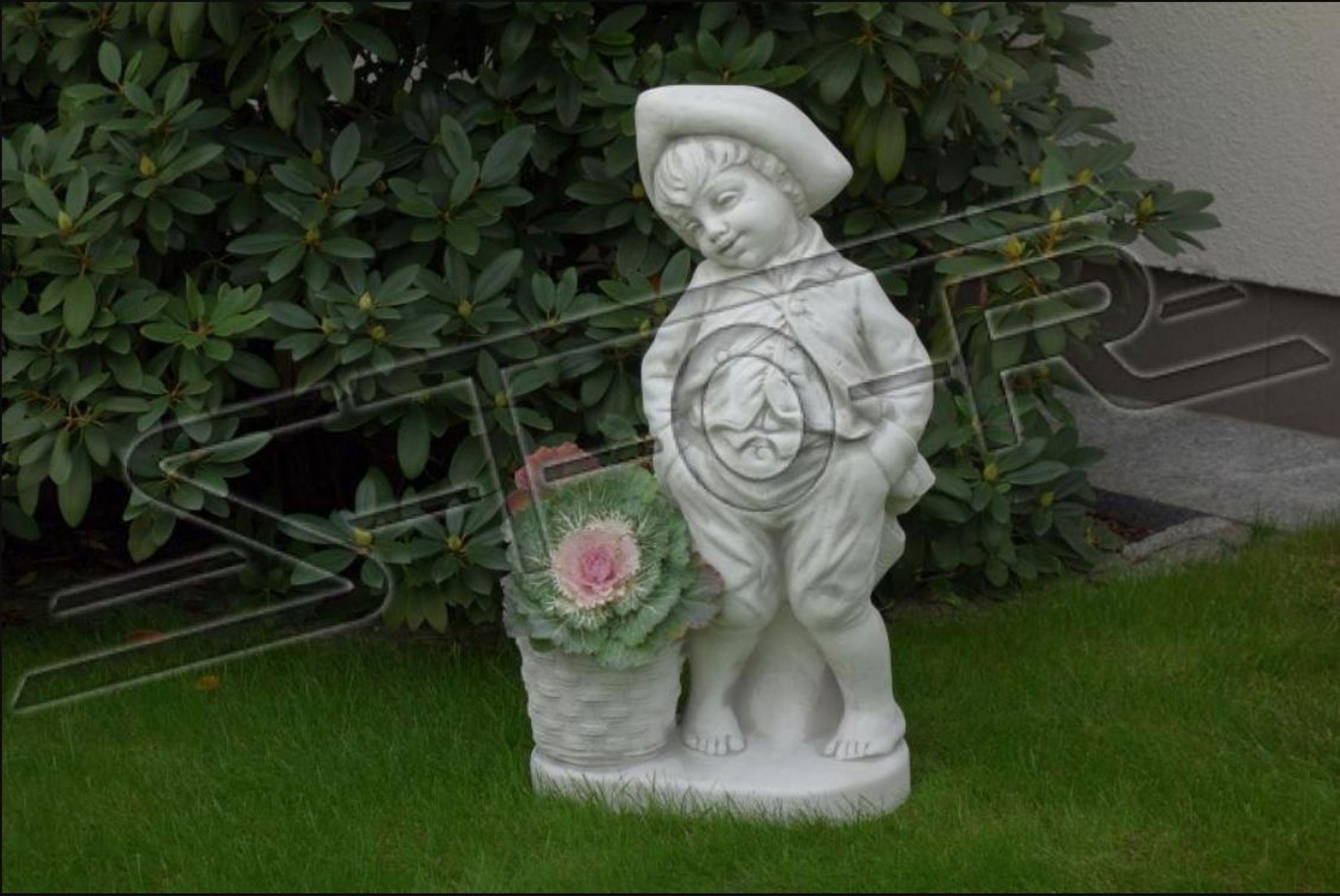 Skulptur Pflanz Blumenkübel Gefäss JVmoebel Dekoration Kübel Vasen Garten Figur