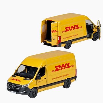 goki Spielzeug-Auto Mercedes Benz Sprinter DHL, mit Rückzugmotor