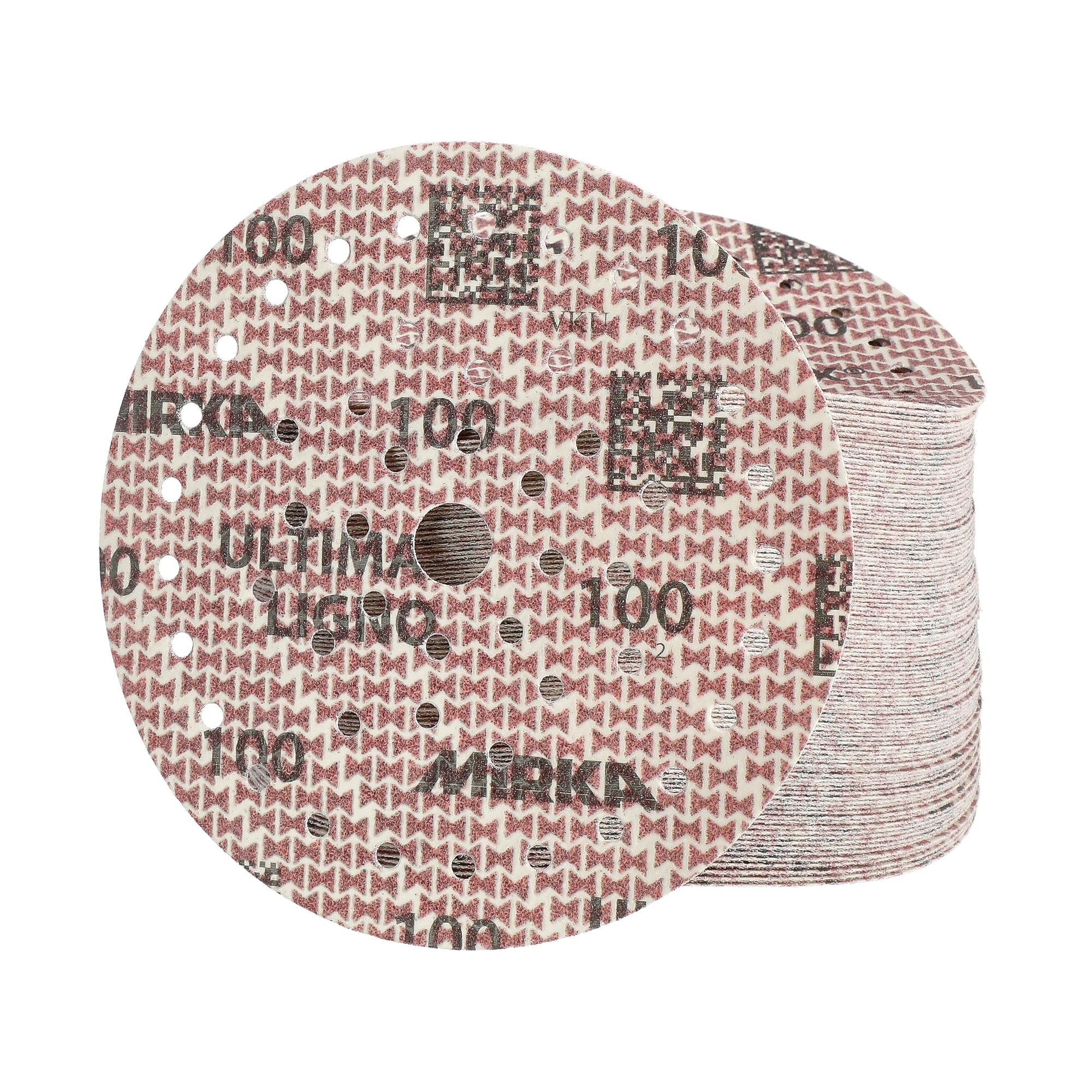 Mirka Schleifscheibe Ultimax Ligno, Korn 100,Robust, reißfest & langlebig für präzises Holzschleifen