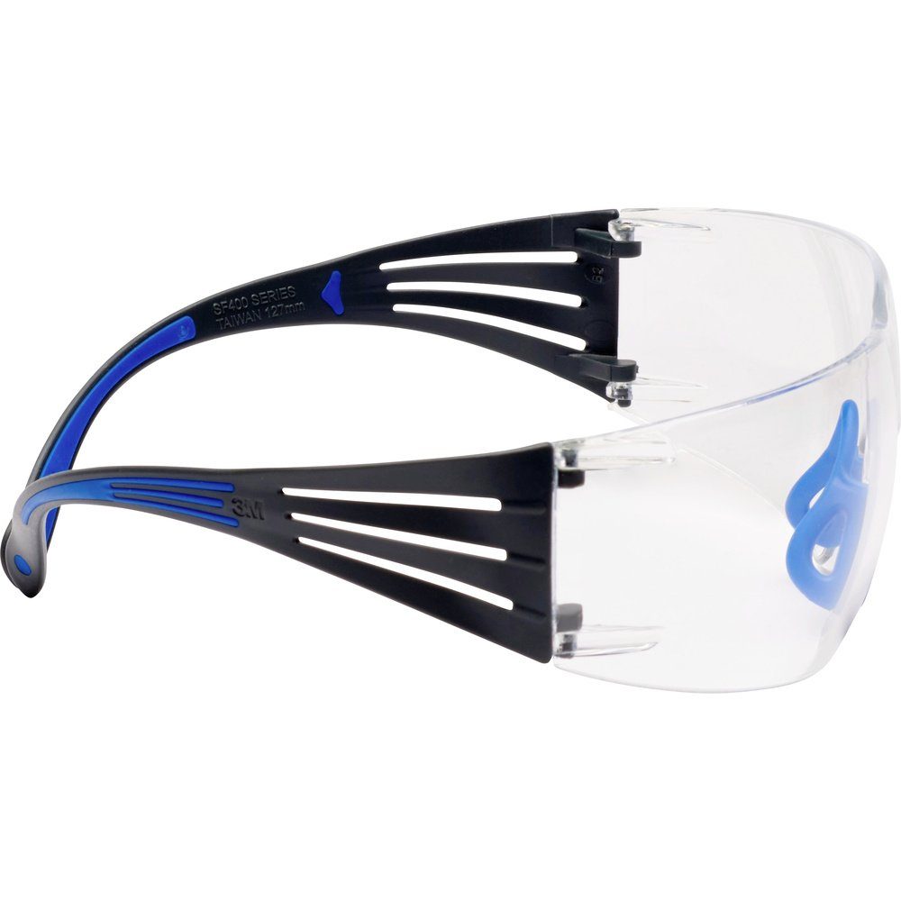 SF401SGAF-BLU Antibeschlag-Schutz DIN 3M EN mit Blau, 3M Arbeitsschutzbrille Überbrille Grau