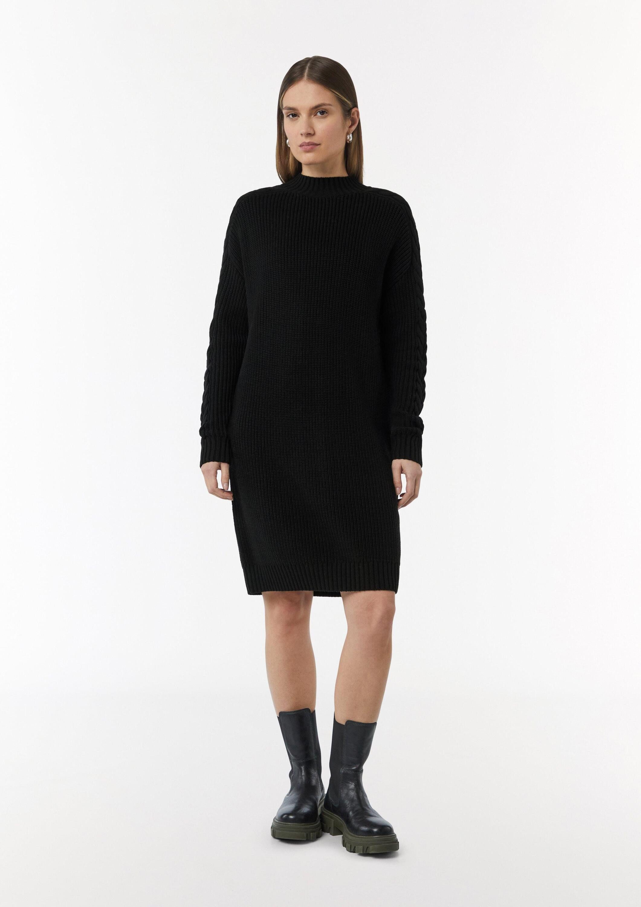 comma Maxikleid Kleid Kleid mit Zopfmuster-Detail günstig online kaufen