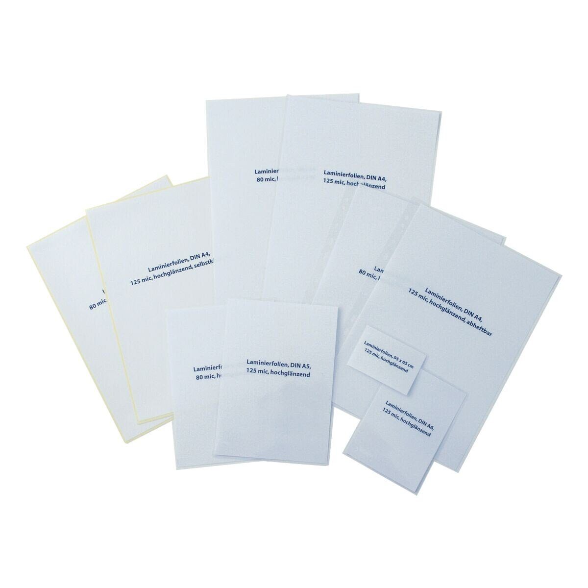 Otto Office Laminierfolie, 80 µm, 100 St., Starter-Kit, unterschiedliche Formate