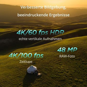 DJI Mini 4 Pro Fly More Combo mit DJI RC 2 Fernsteuerung Drohne mit Kamera Drohne (Ultra HD, 34 Minuten Flugzeit, 2 zusätzliche Akkus, Klasse-C0, Mini-Drohne mit Kamera 4k Video GPS, Bildschirmfernsteuerung faltbare Mini-Drohne mit 4K-Kamera, unter 249g)