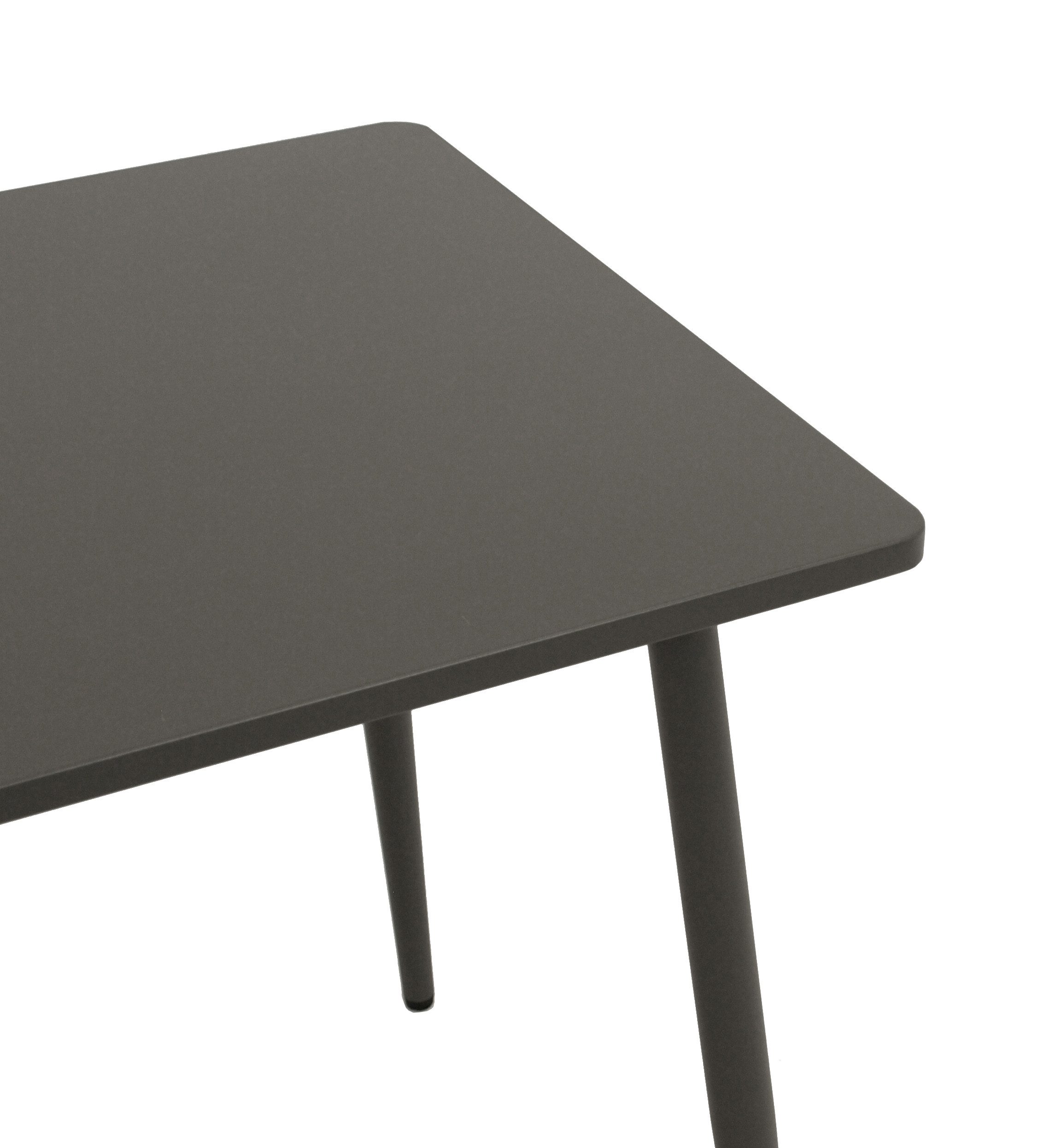 DEGAMO Bistrotisch DENVER 70x70cm, Stahl, Innen und Außen