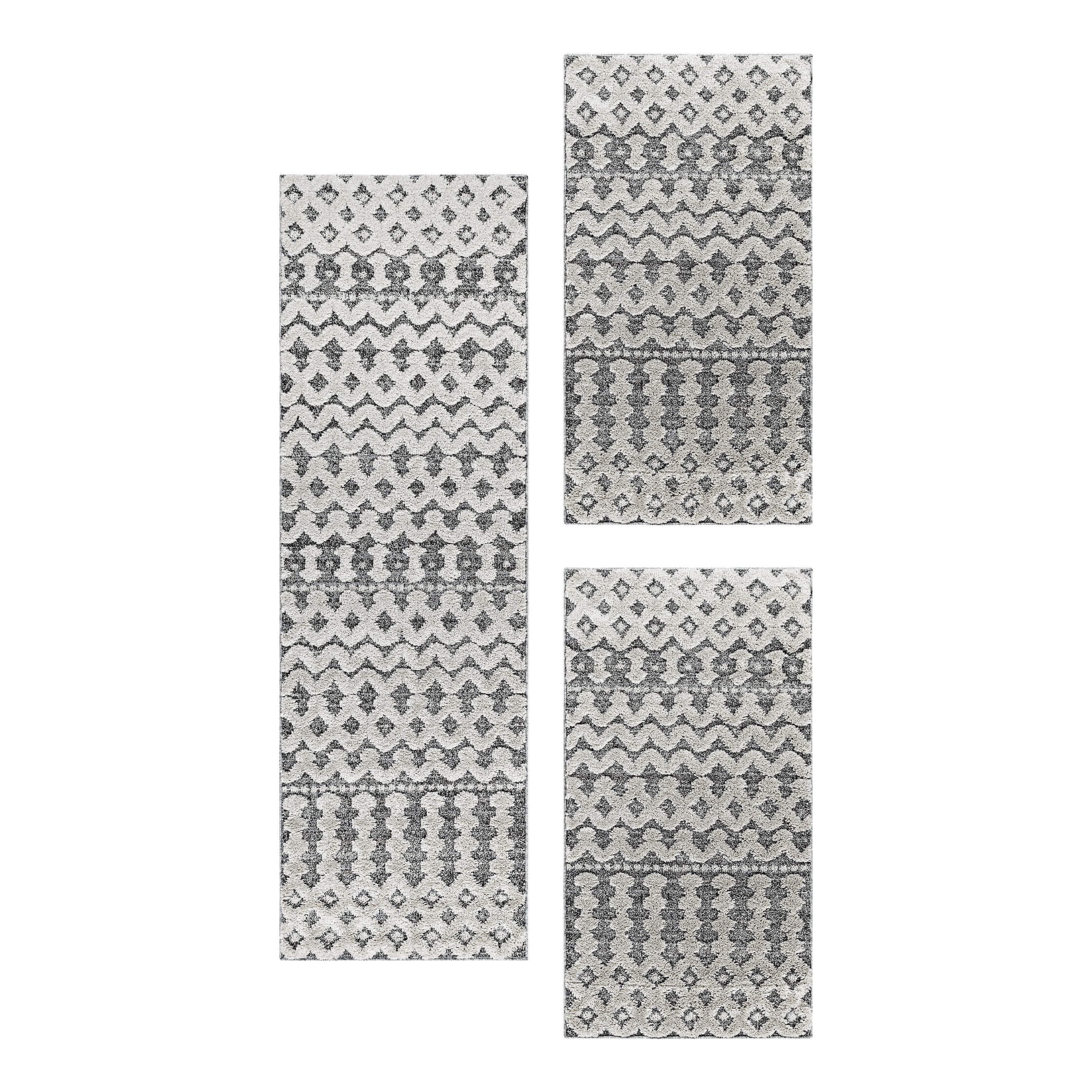 SIMPEX24 Hochflor-Bettumrandung Boho-Design, Höhe 20 mm, günstig online kaufen
