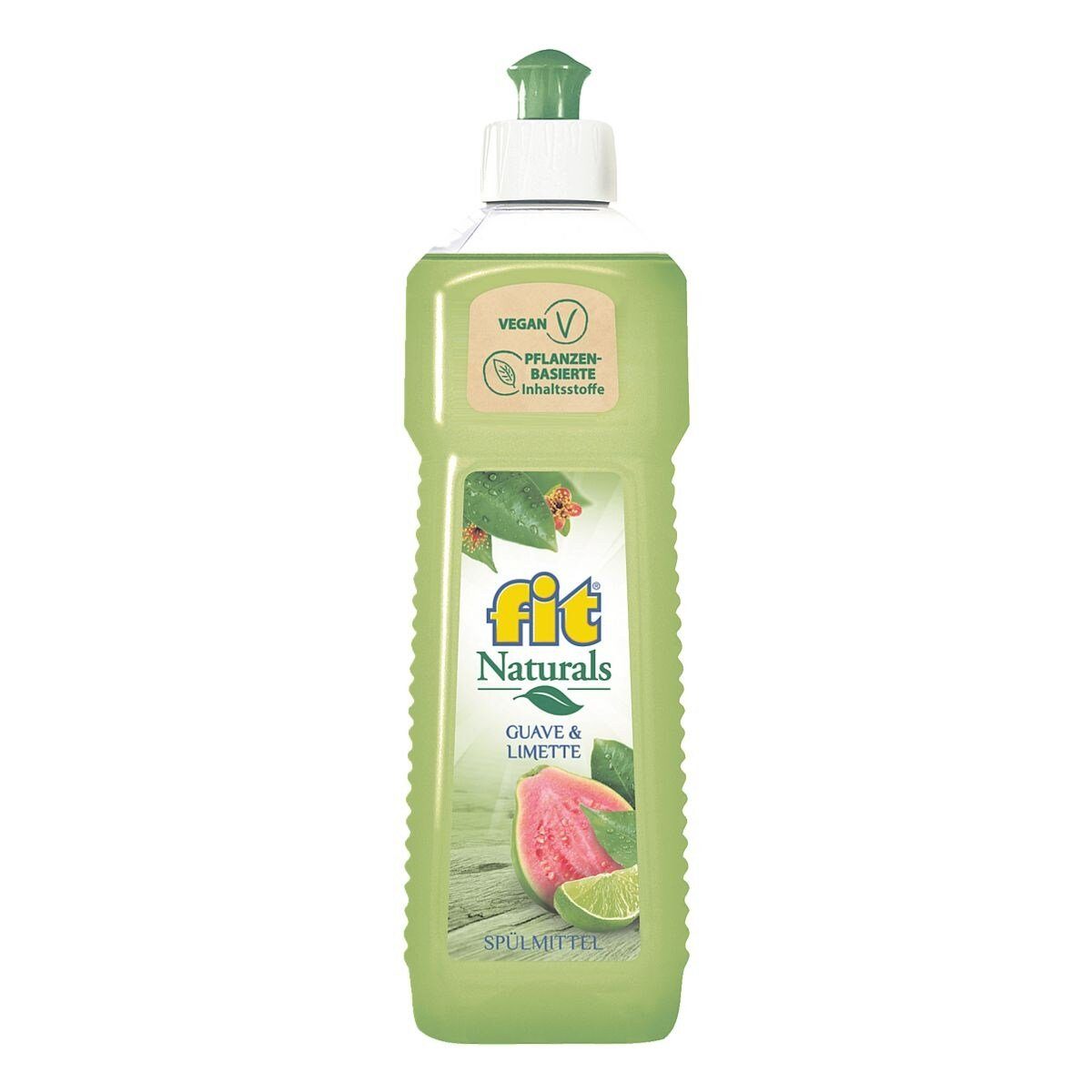 FIT GRUENEKRAFT Naturals Guave & Limette Geschirrspülmittel (500 ml, pH- neutral, hautschonend, vegan)