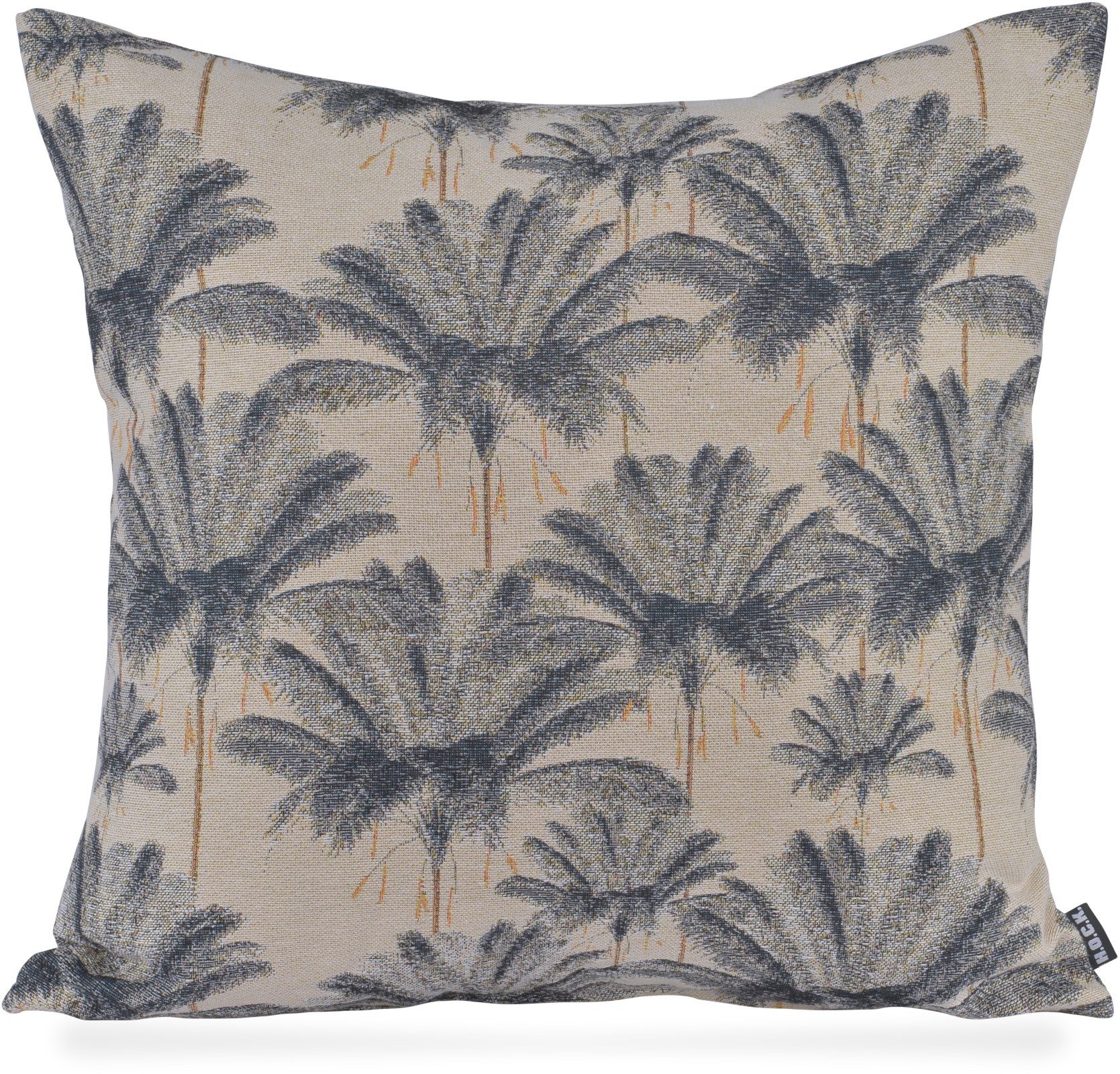 H.O.C.K. Dekokissen Palm Tree, Sofakissen inkl. Füllung, 50x30cm, Dekokissen Palmen, Palmekissen grün