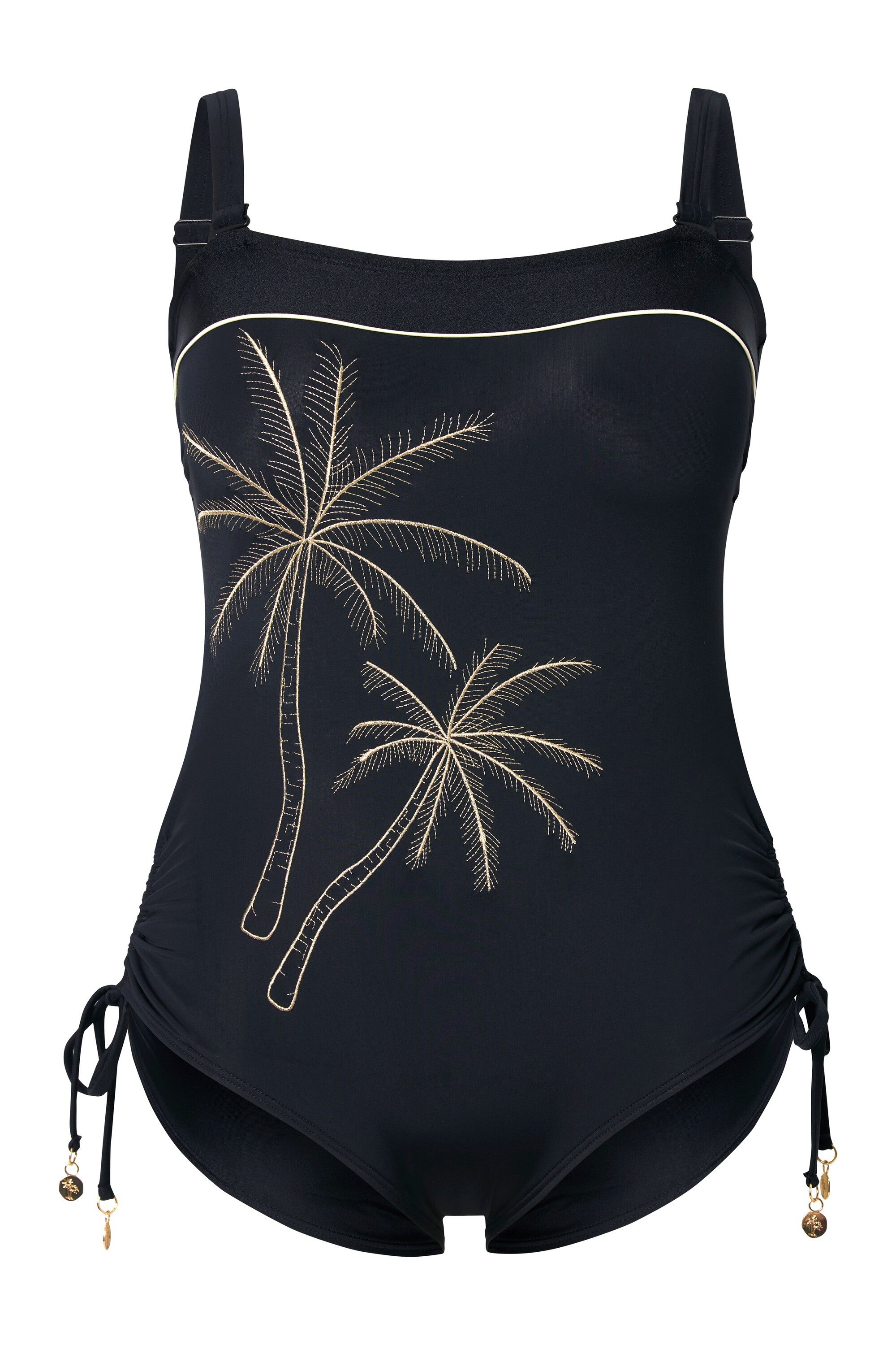 Ulla Popken Badeanzug Multi-Badeanzug Softcups Träger abnehmbar recycelt günstig online kaufen