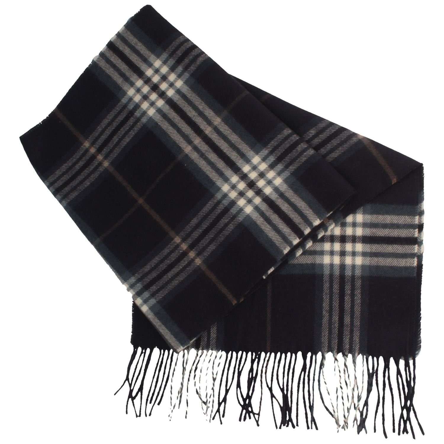 Breiter Schal, Cashmink im Tartan-Karo mit günstig online kaufen