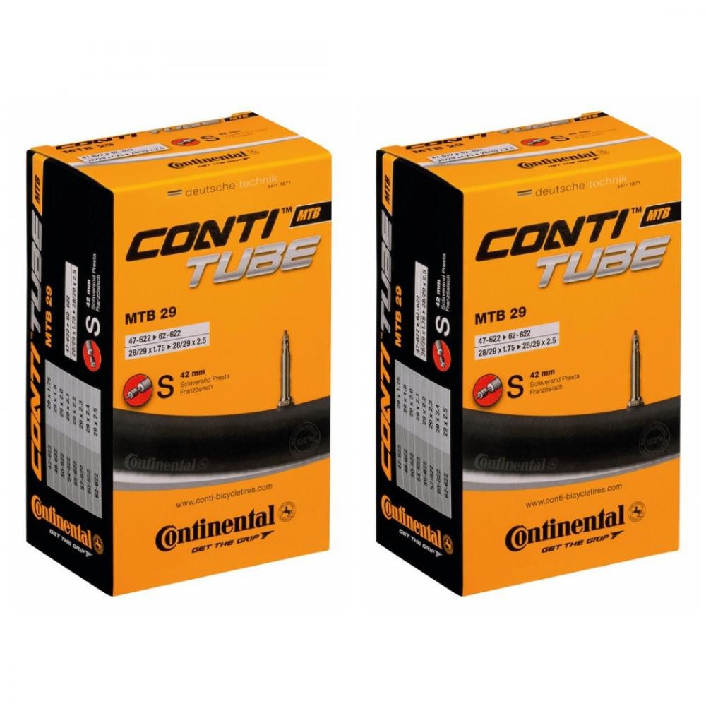 Fahrradschlauch Continental 2x Schlauch Conti MTB 28-29x1.75-2.50
